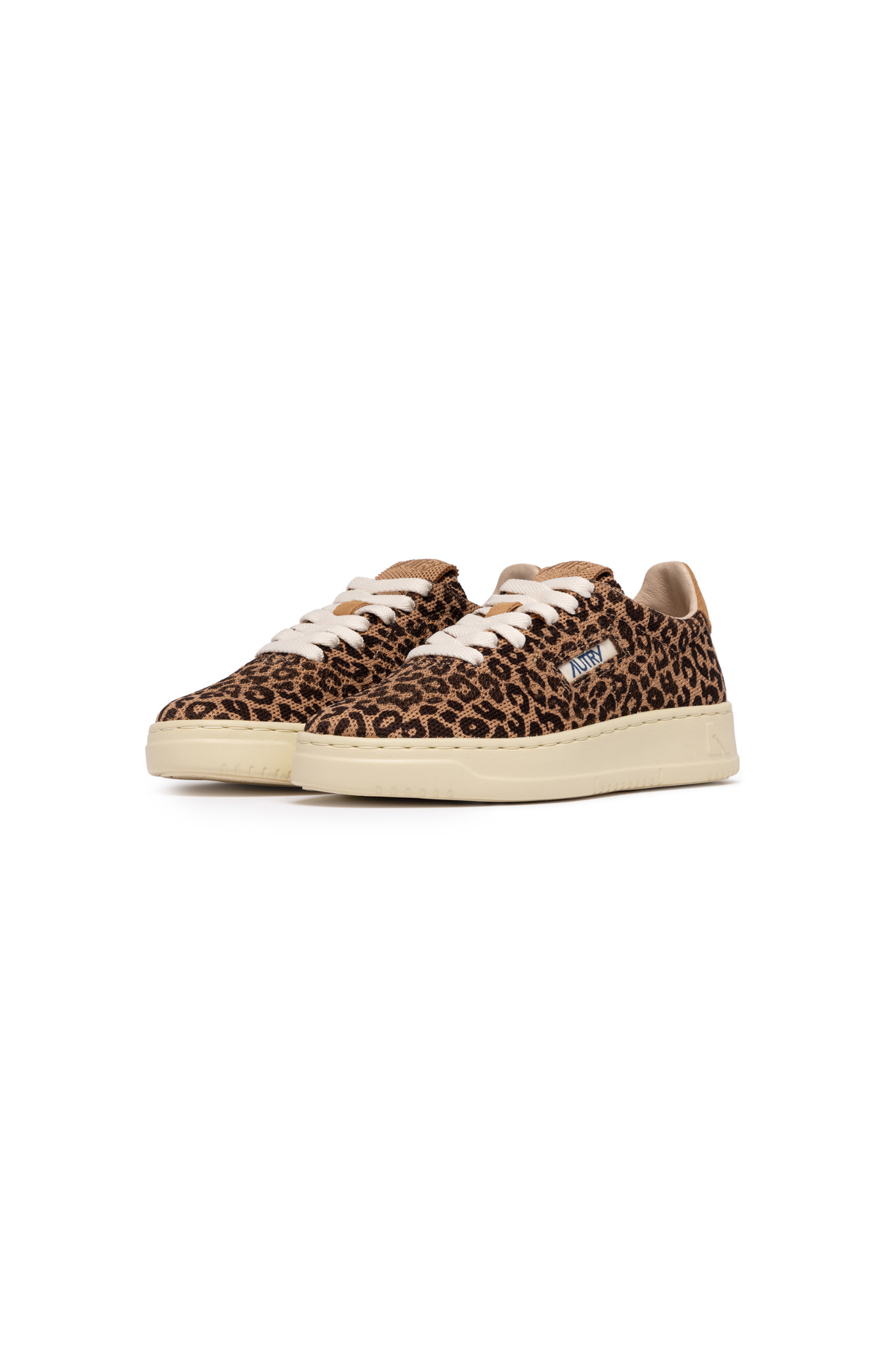 EKLW-AF03 EASEKNIT LOW WOMEN SNEAKERS - KNIT/ANPRINT LEOPRINT