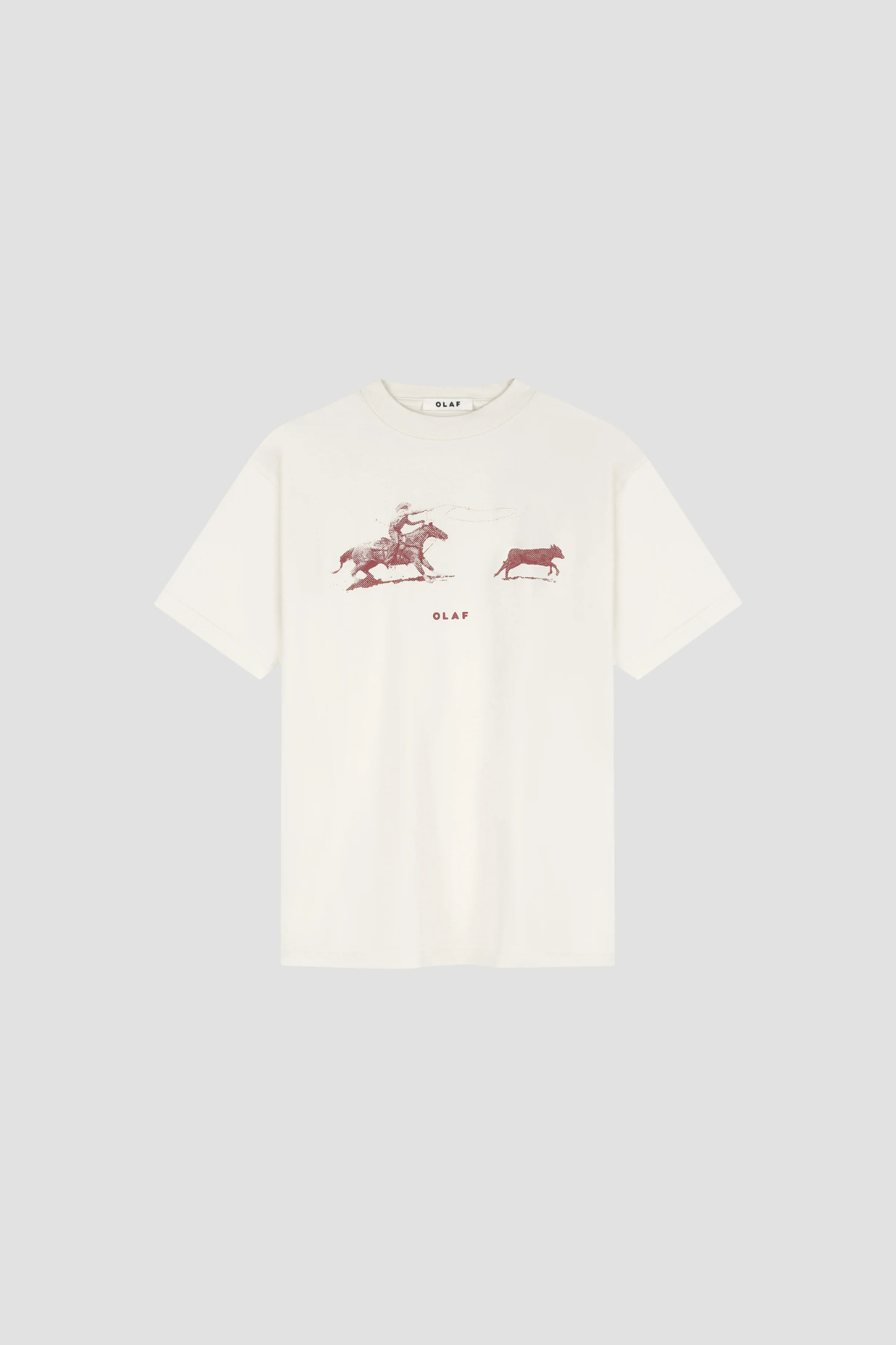 COWBOY BULL T-SHIRT - OFF WHITE