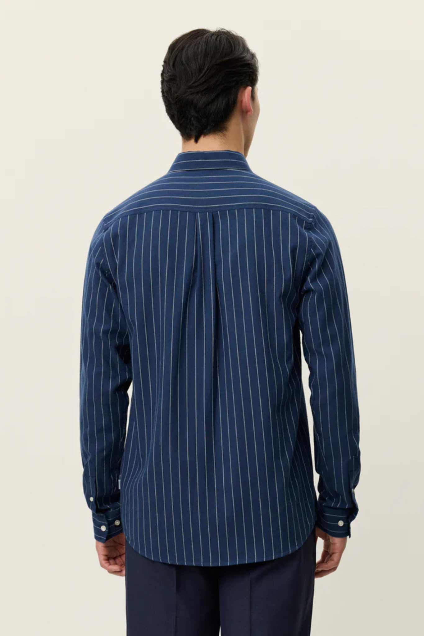 DESERT REG STRIPE SHIRT - DARK NAVY