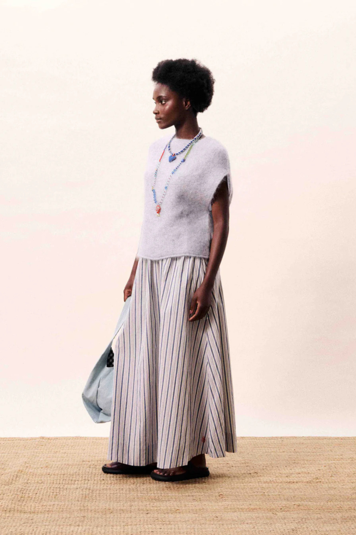 KAILANI SKIRT - BLUE JEAN