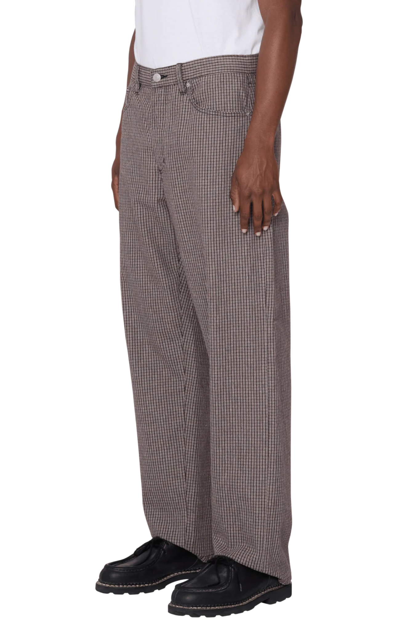 CLASSIC BAGGY PLAID DENIM - AFTER DARK MULTI