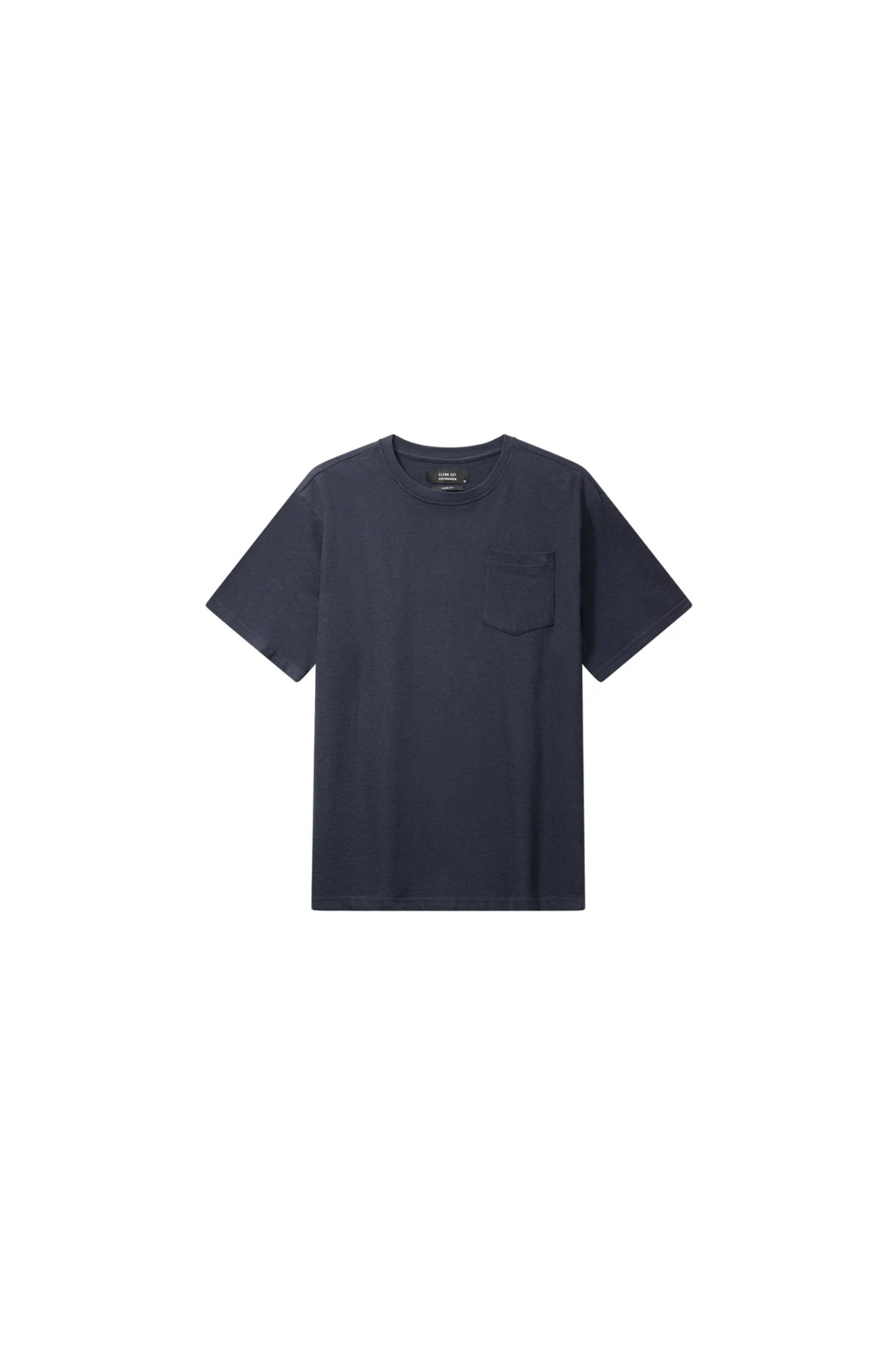 CALTON STRUCTURED T-SHIRT - DARK NAVY