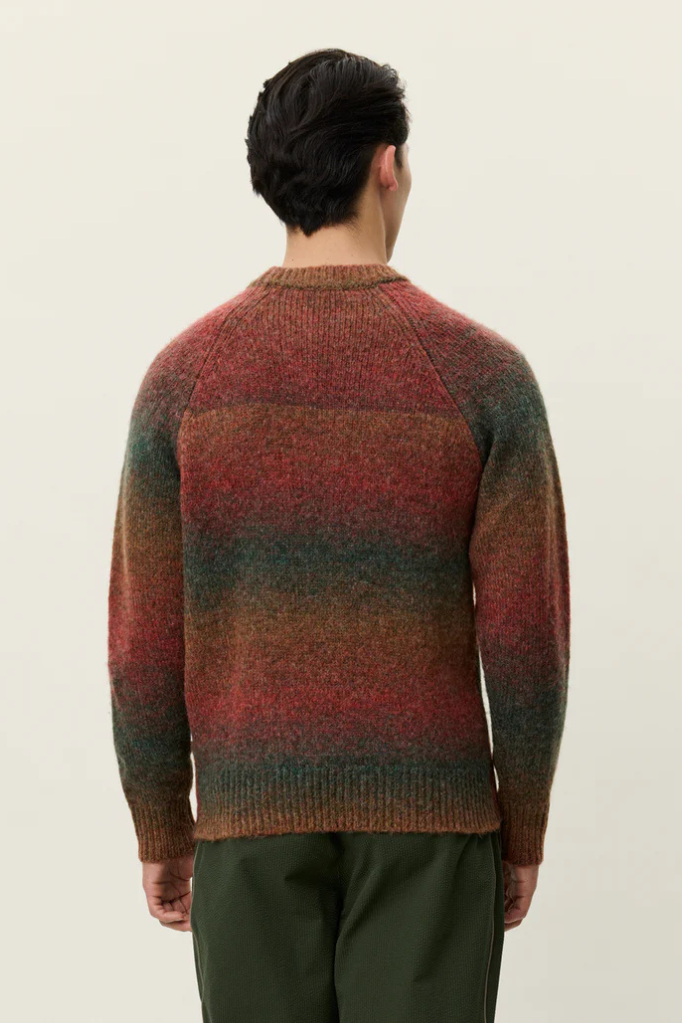 BRAD GRADIENT KNIT JUMPER - DARK CLAY ORANGE