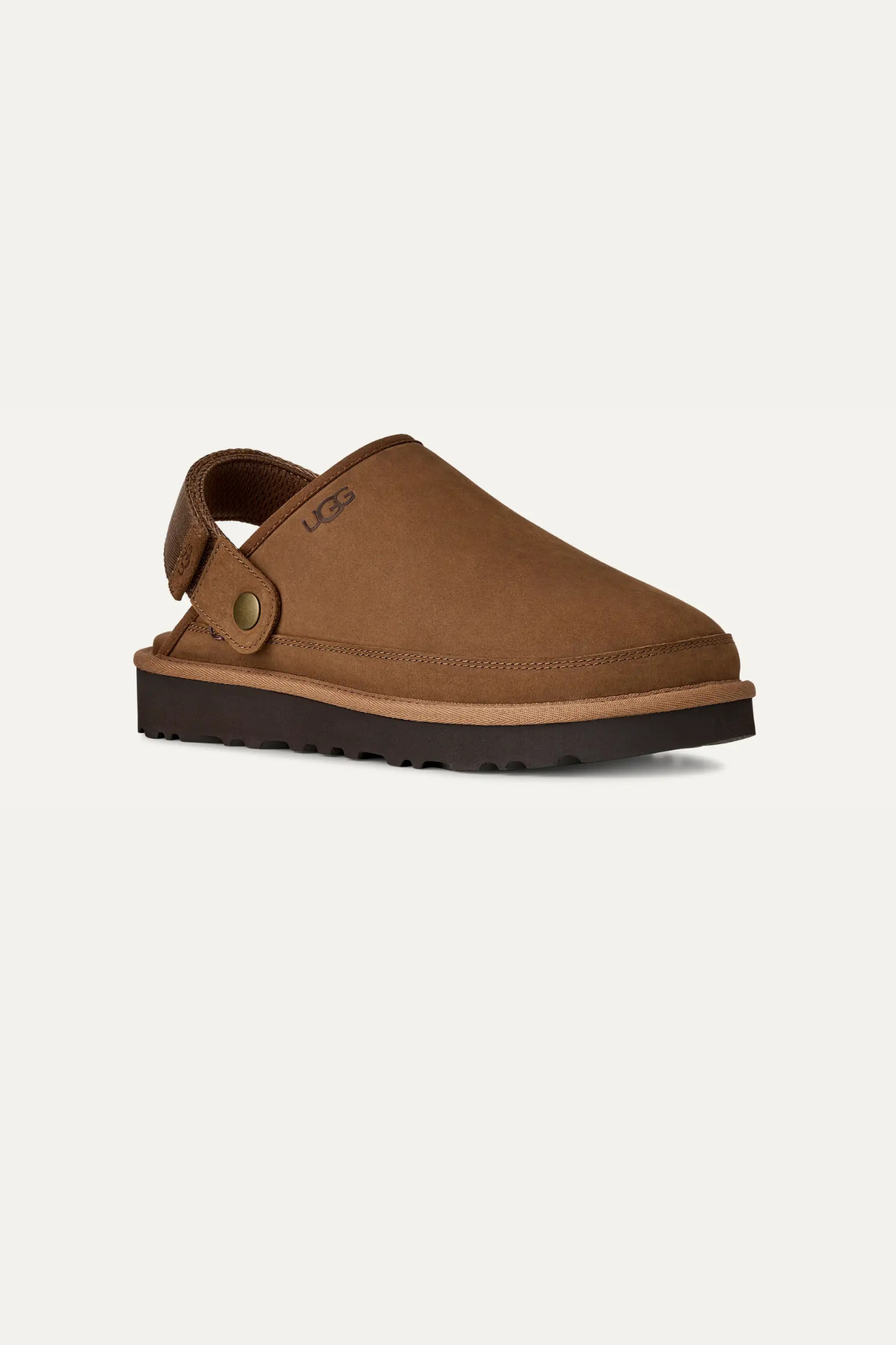 GOLDENCOAST CLOG II NUBUCK MEN SHOES - DARK CHESTNUT