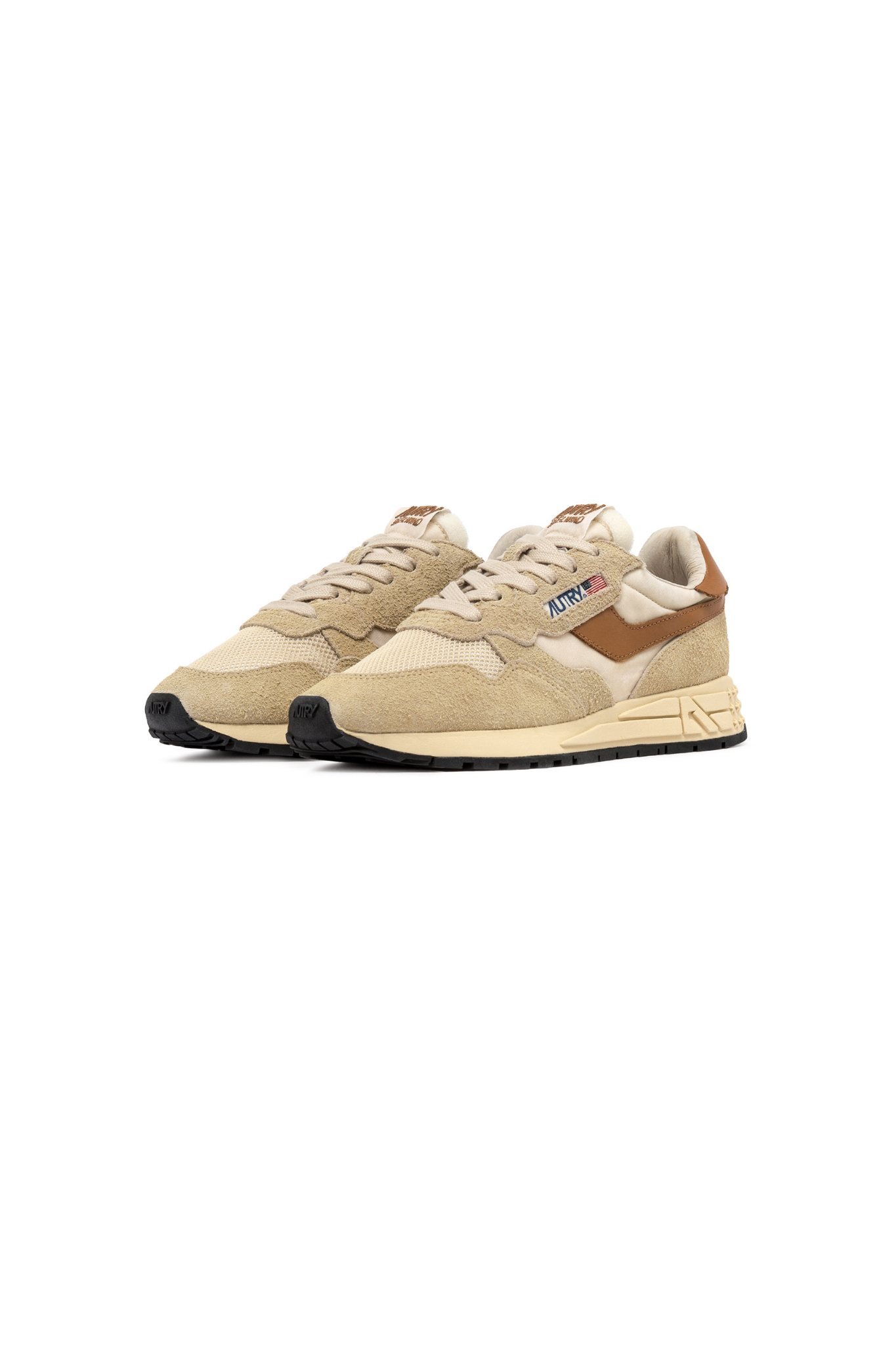 WWLW-UT10 - REELWIND LOW WOMEN SNEAKERS - SUEDE/NET ECRU/CATHSPY