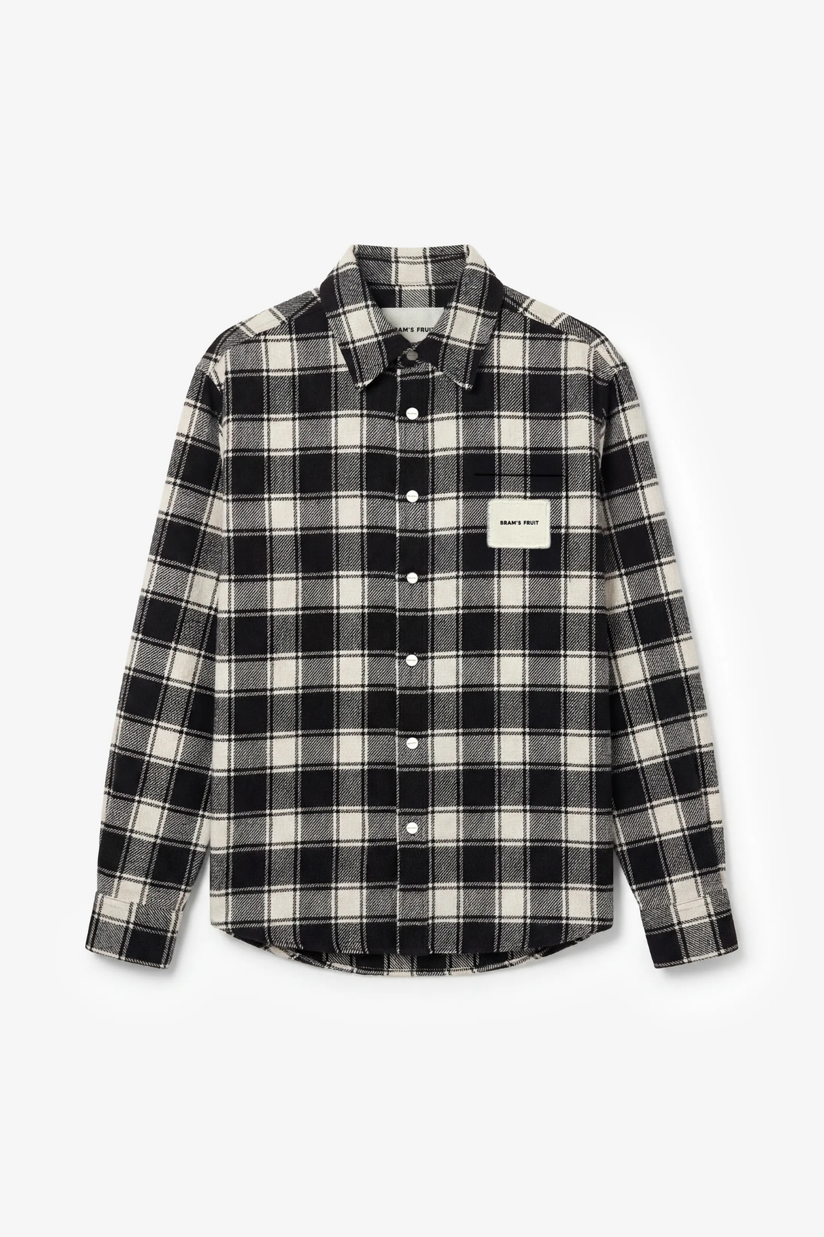 FLANEL OVERSHIRT - BLACK