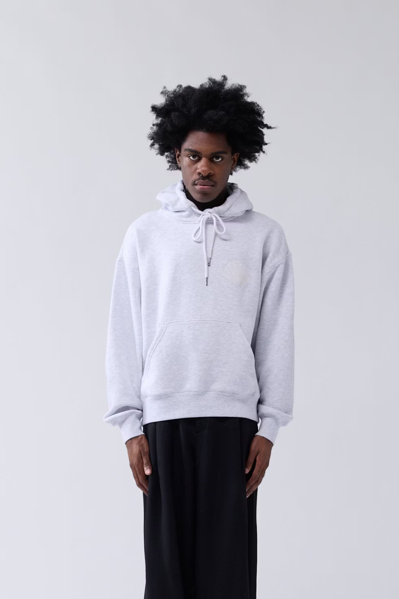 CHOP HOODIE - ASH HEATHER