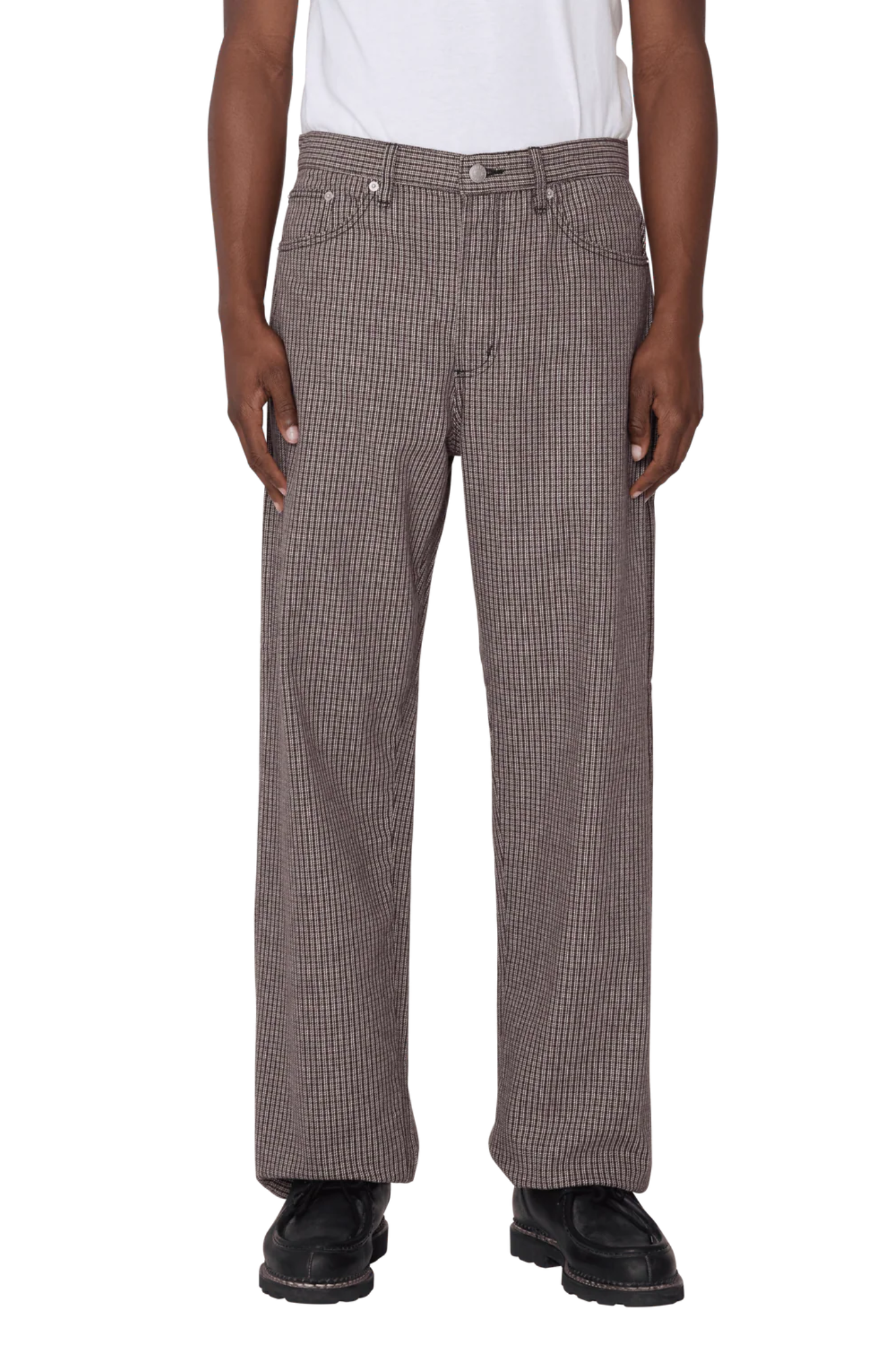 CLASSIC BAGGY PLAID DENIM - AFTER DARK MULTI