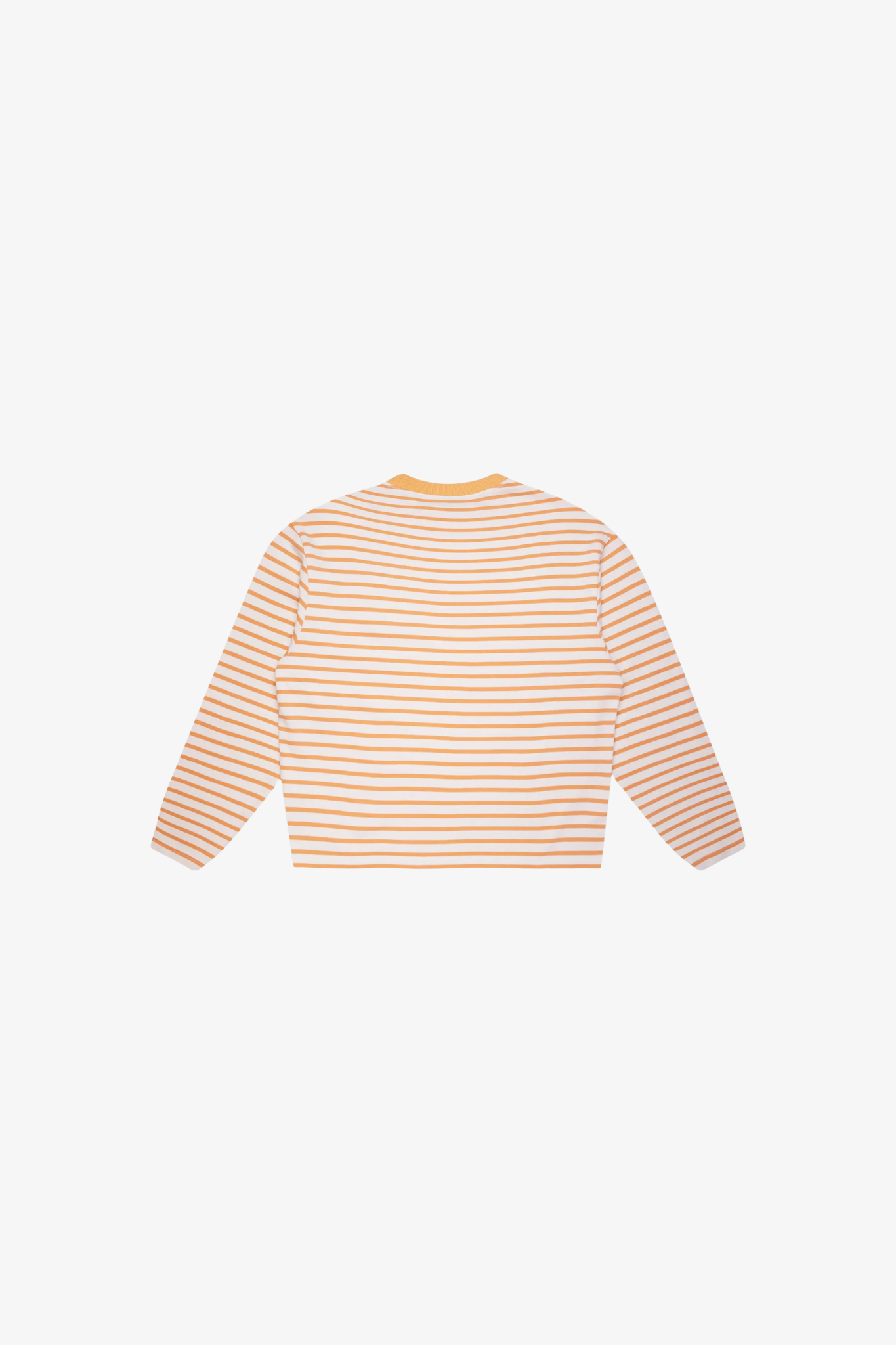VARSITY STRIPED LONGSLEEVE - ORANGE