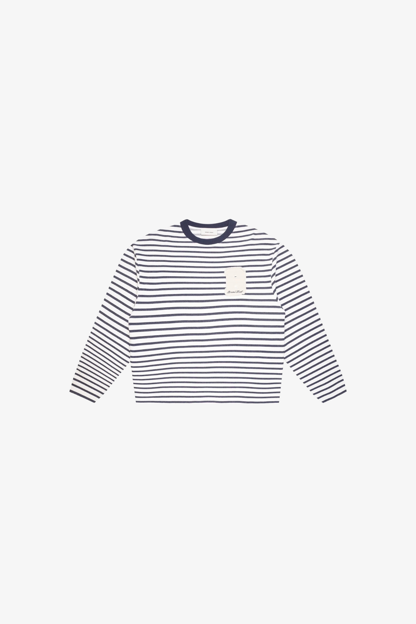 VARSITY STRIPED LONGSLEEVE - NAVY