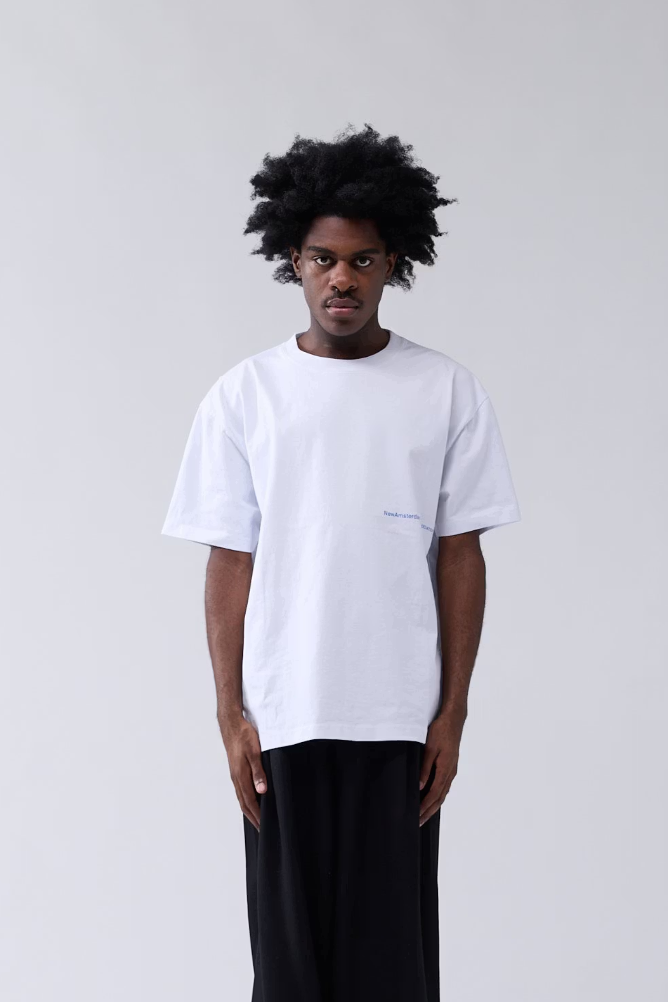 BACK ZIP T-SHIRT - WHITE