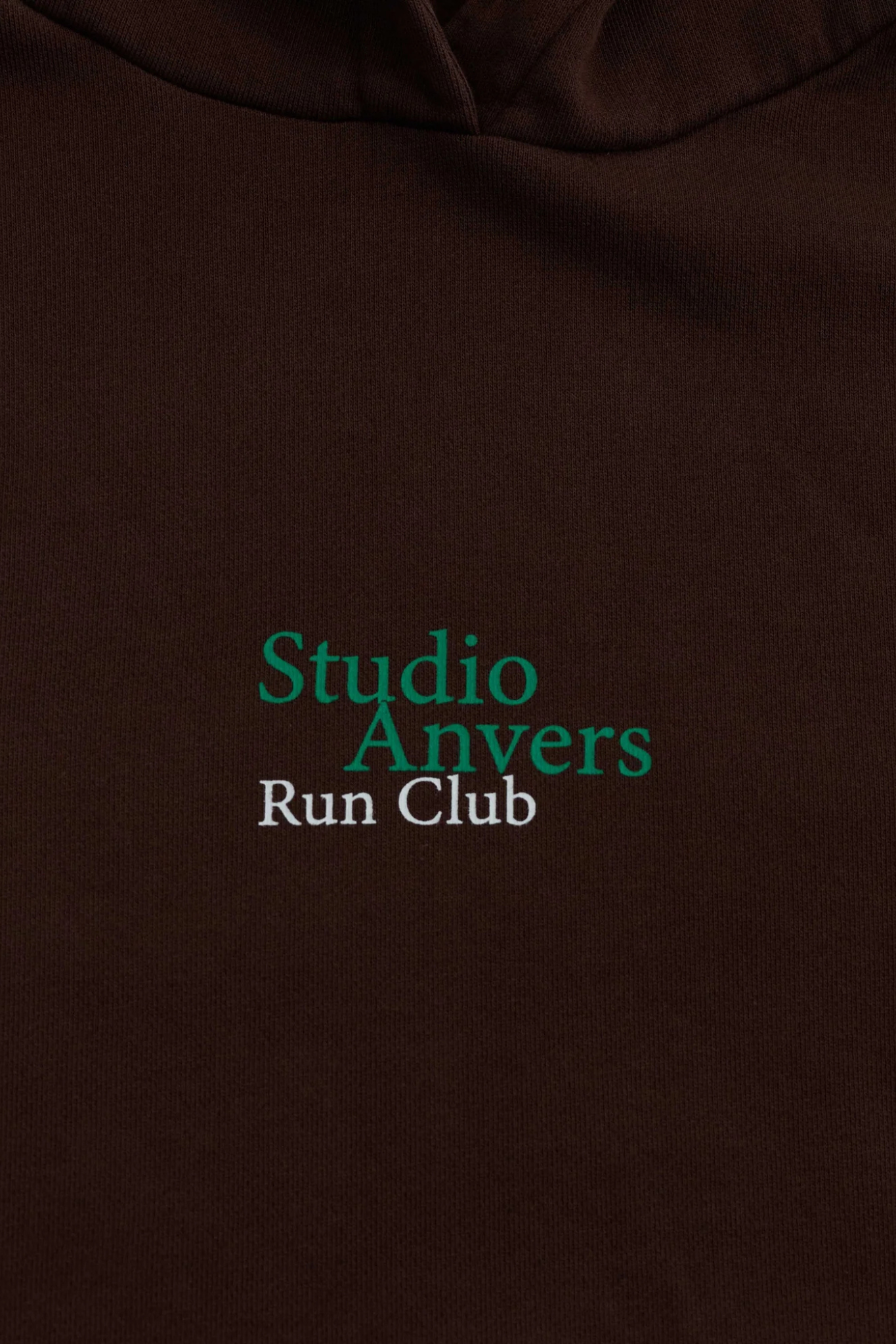 RUNNING ON LOVE HOODIE - ESPRESSO