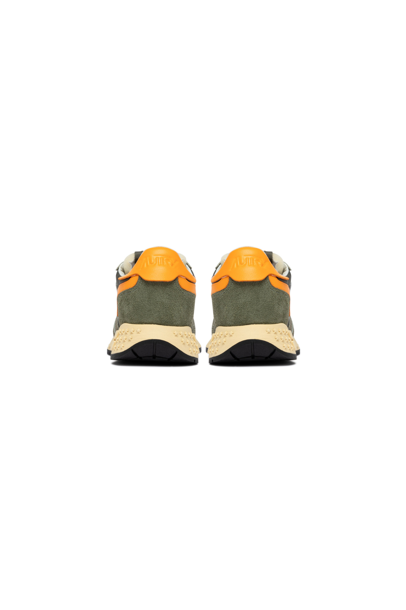 WWLM-3T08 - REELWIND LOW MEN SNEAKERS - SUENET/3CSGRN/ORGFL