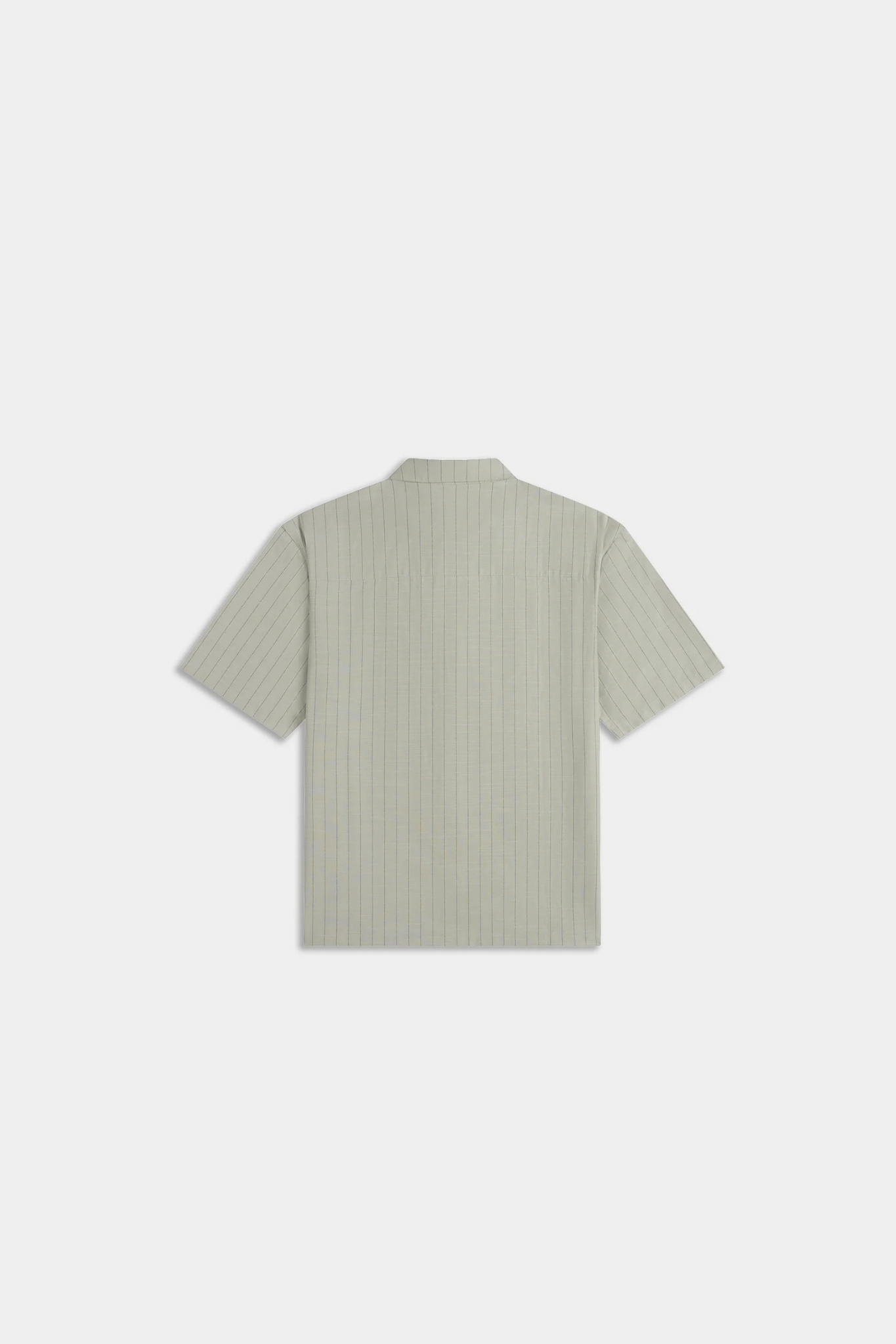 SCRIPT SS SHIRT - GREEN STRIPE