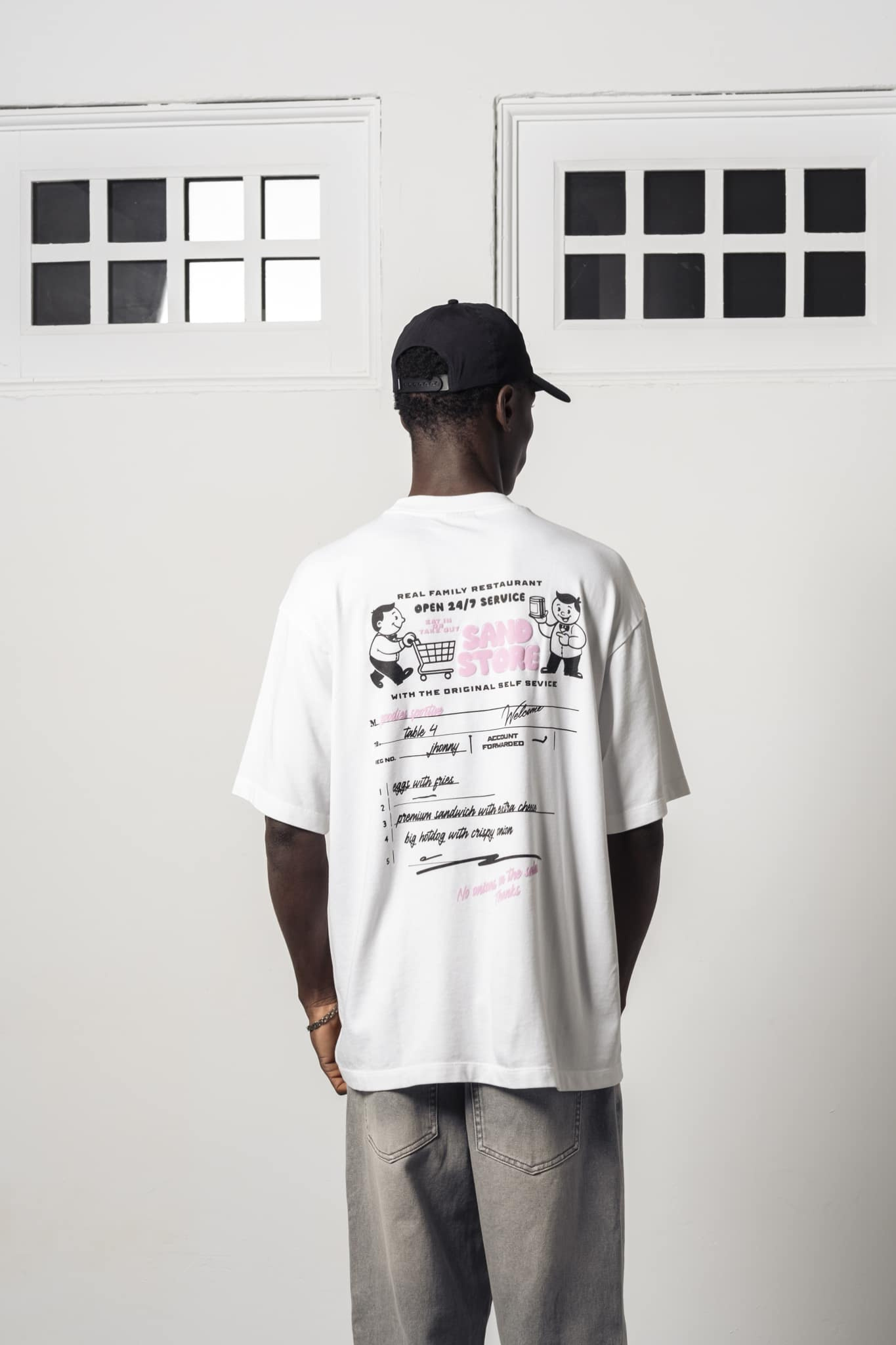 SAND STORE T-SHIRT - WHITE