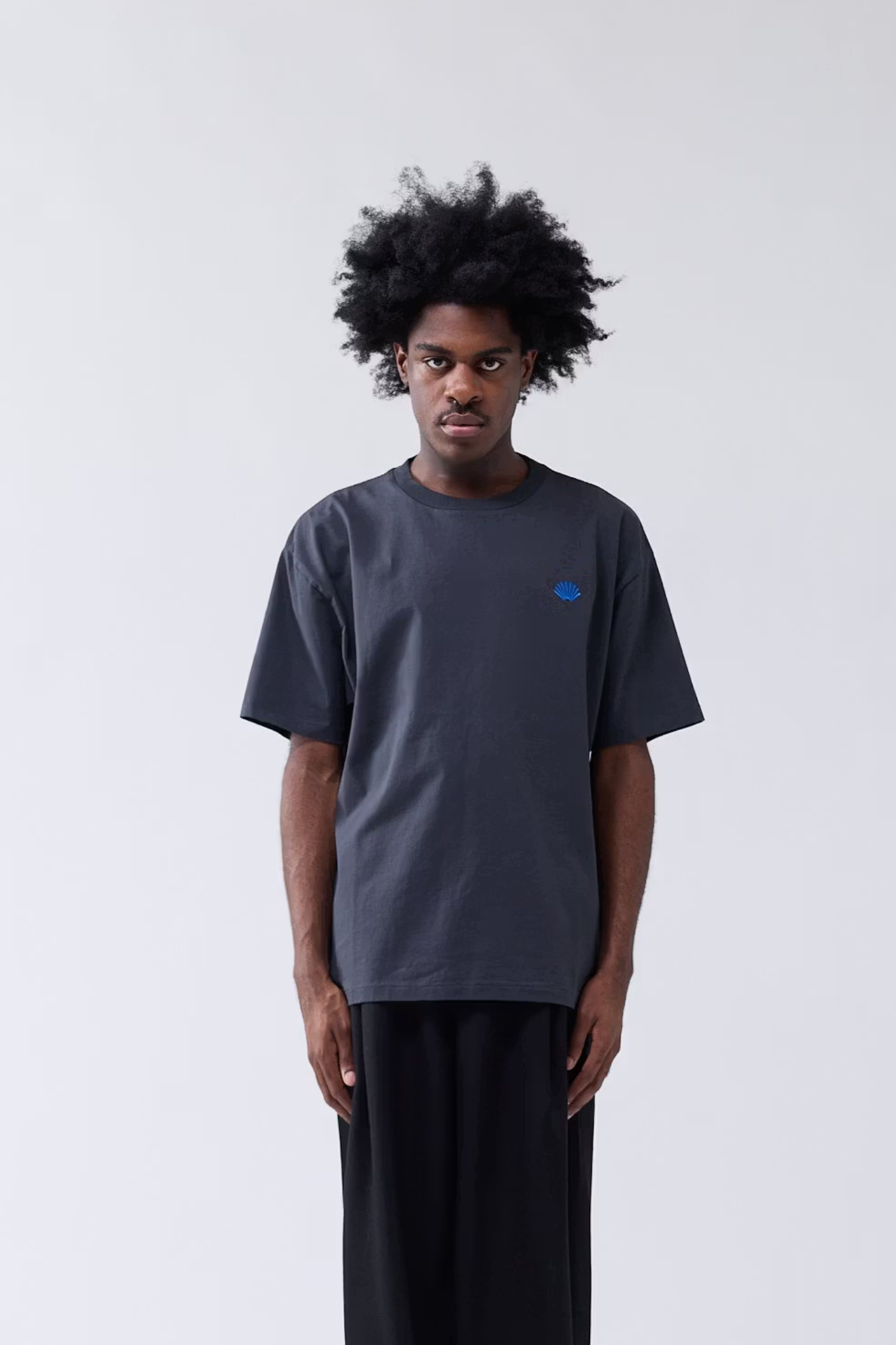 MINI LOGO T-SHIRT - ANTHRACITE