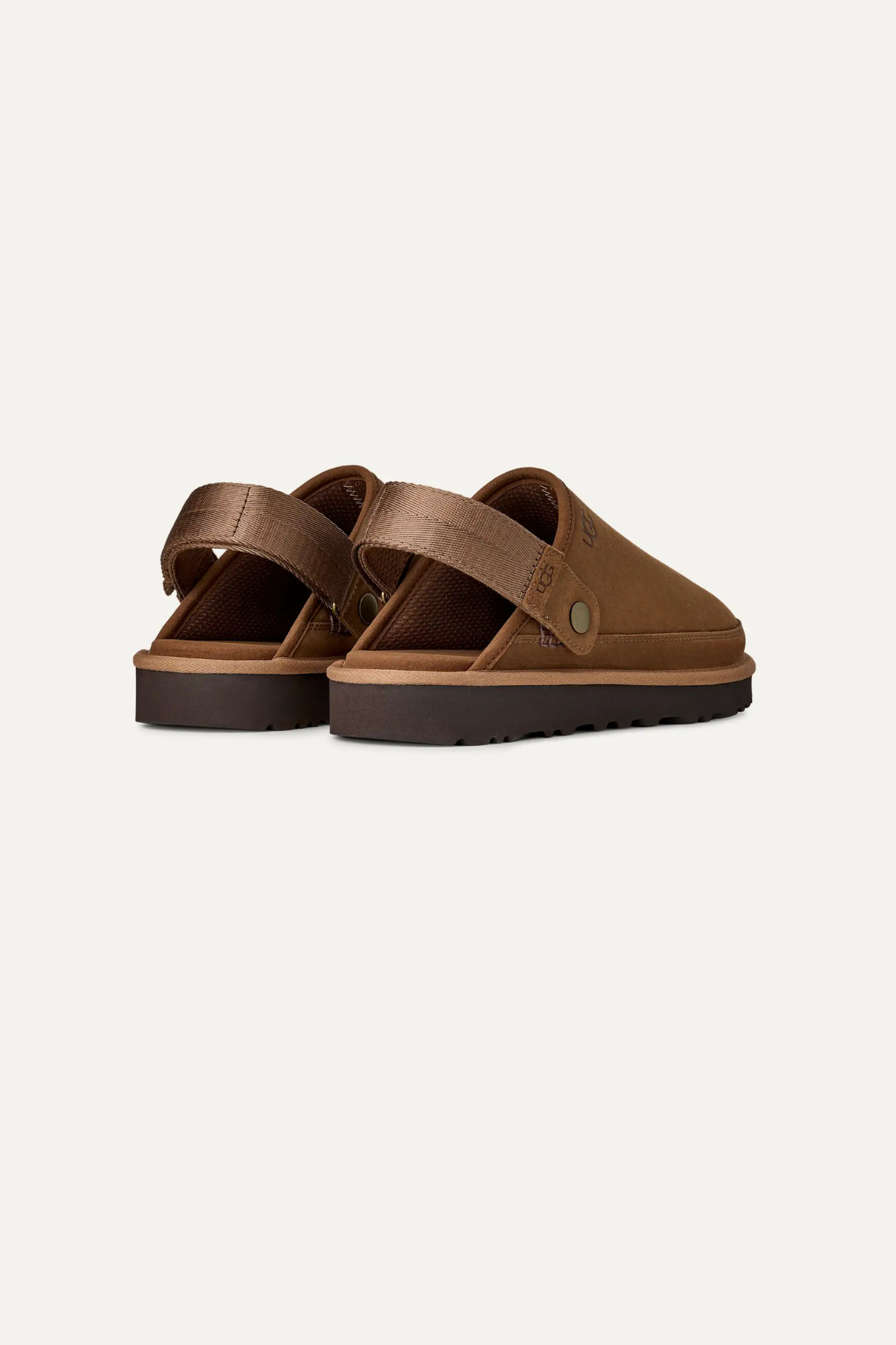 GOLDENCOAST CLOG II NUBUCK MEN SHOES - DARK CHESTNUT