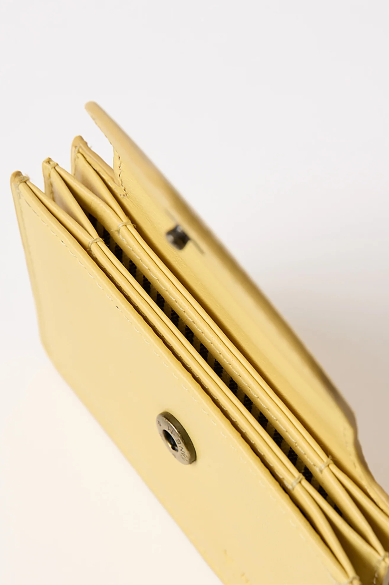 HARMONICA WALLET - BUTTER YELLOW CLASSIC LEATHER