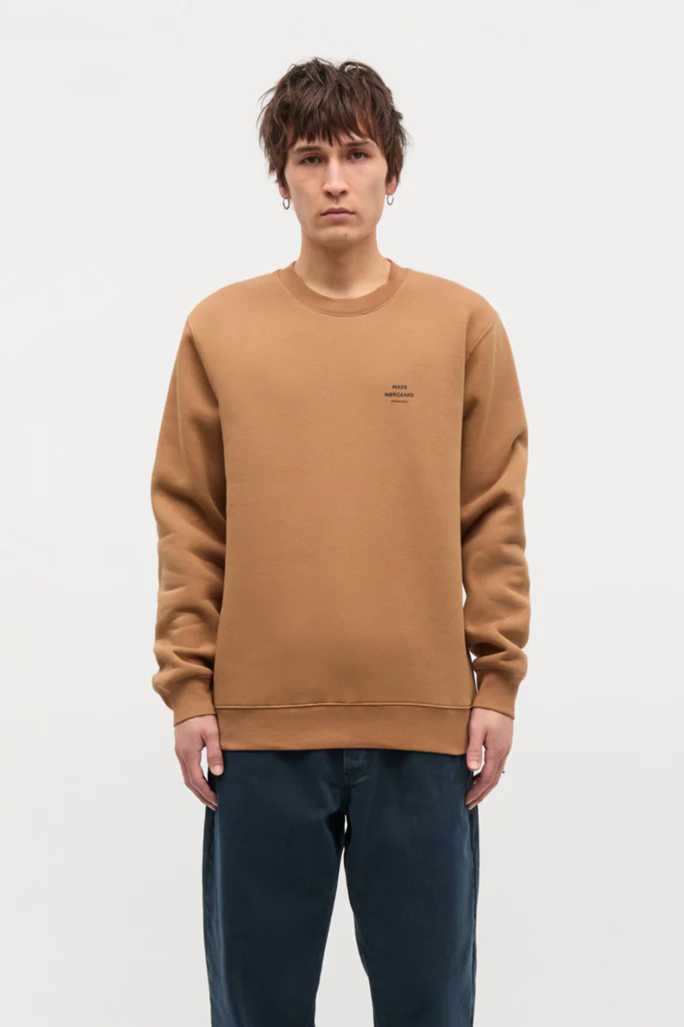 STANDARD CREW LOGO SWEAT - ERMINE