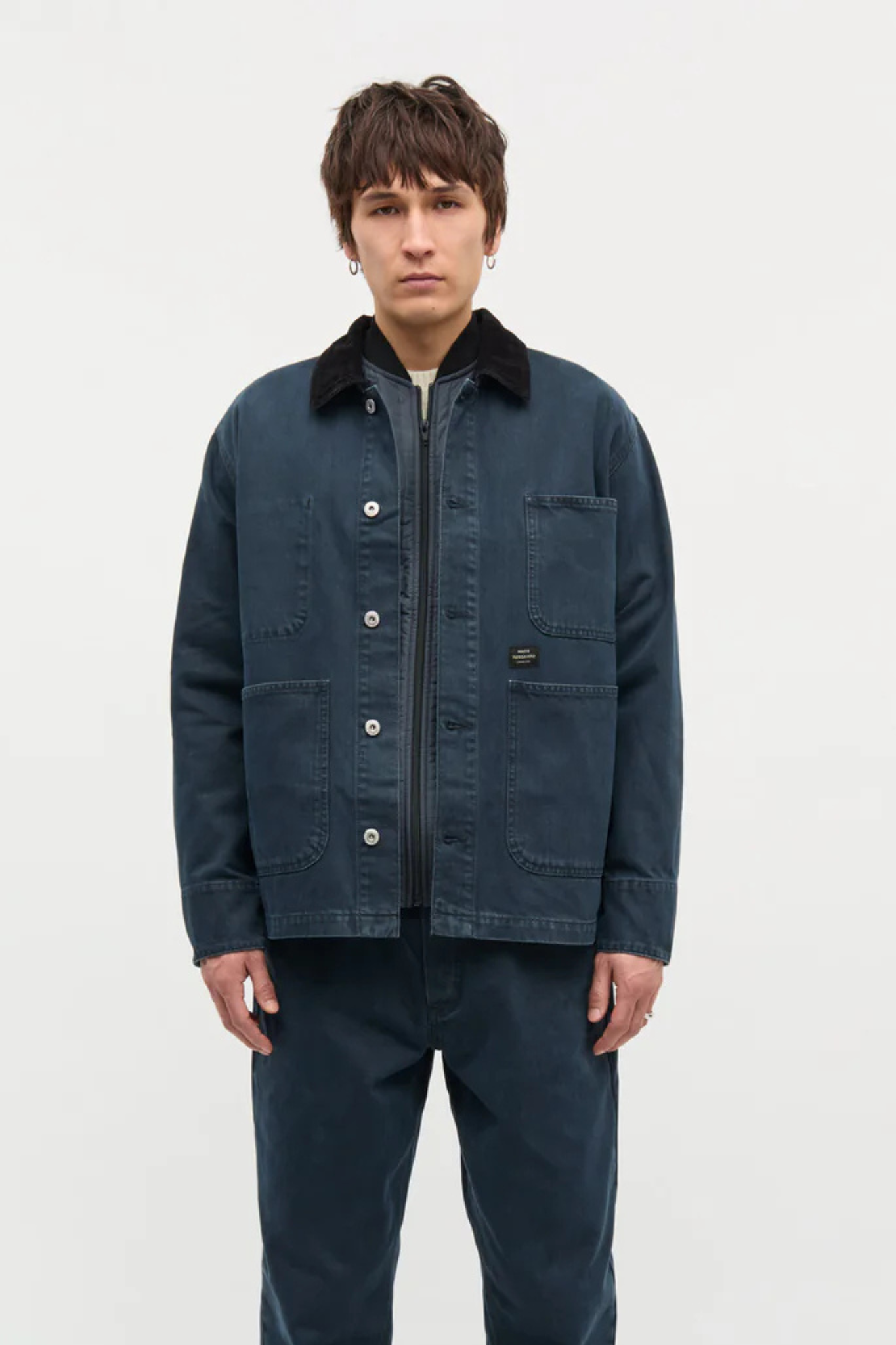 SOIL DENIM CHORE JACKET - PARISIAN NIGHT