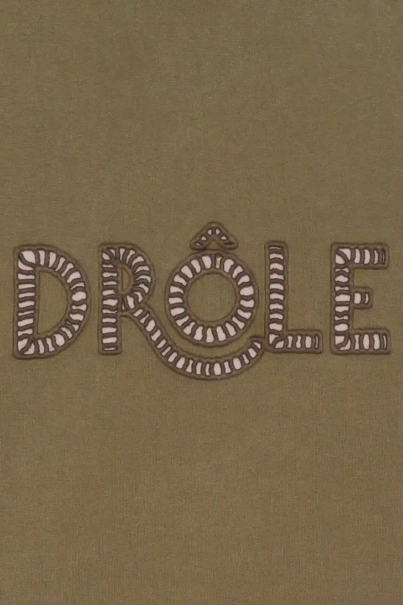 DRÔLE AJOURE T-SHIRT - KHAKI