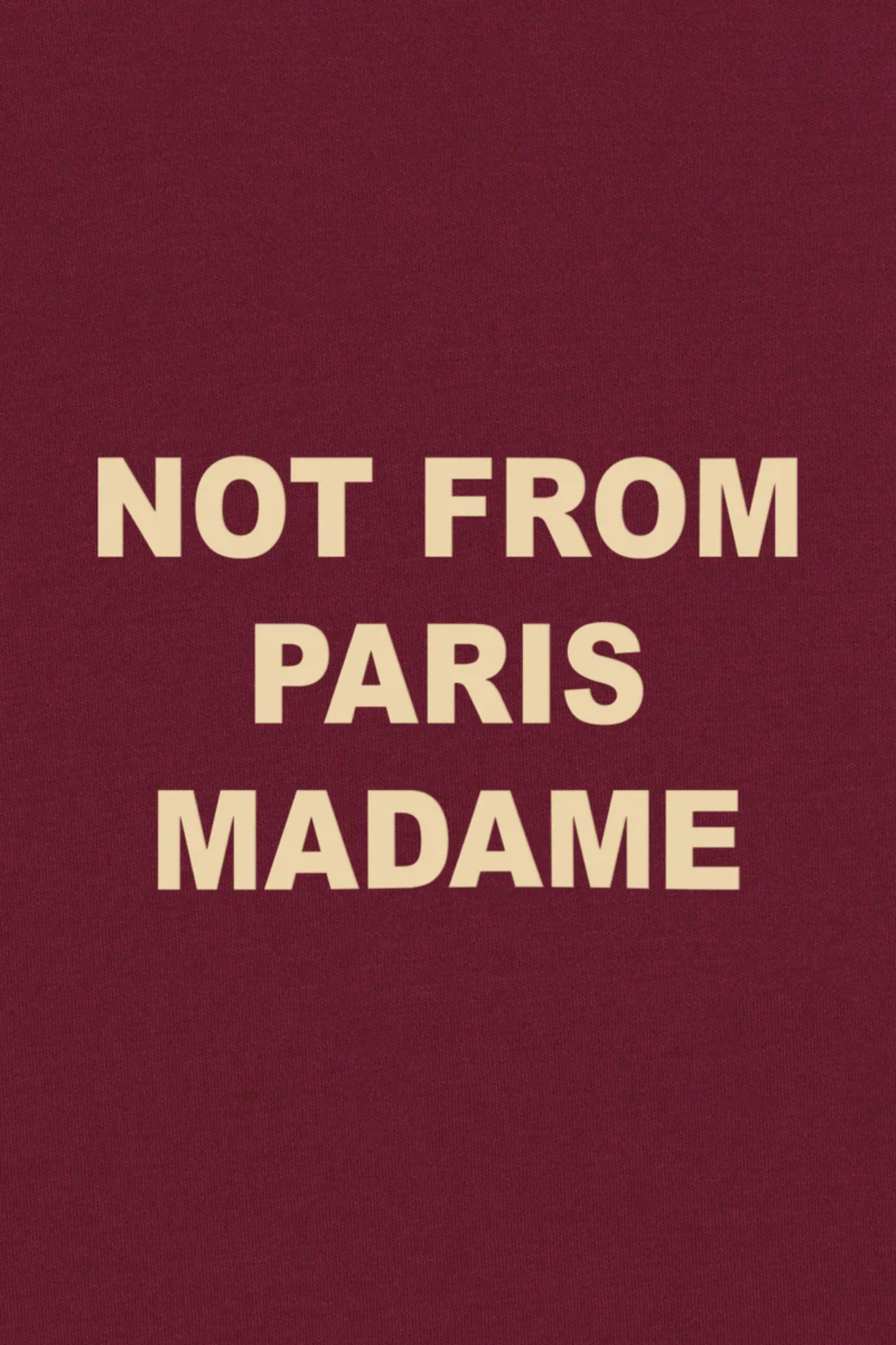 LE T-SHIRT SLOGAN - WINE