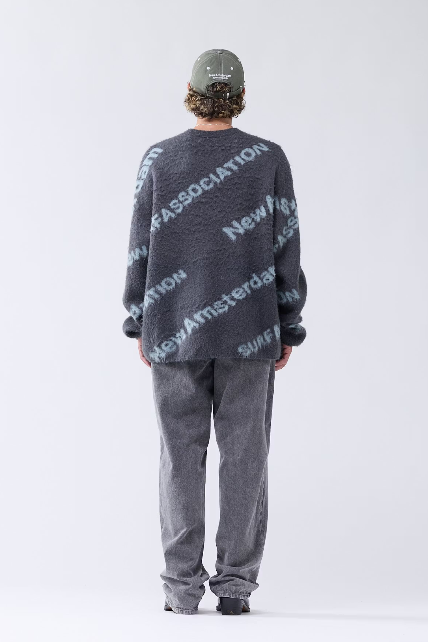 JACQUARD KNIT - GREEN/TEAL