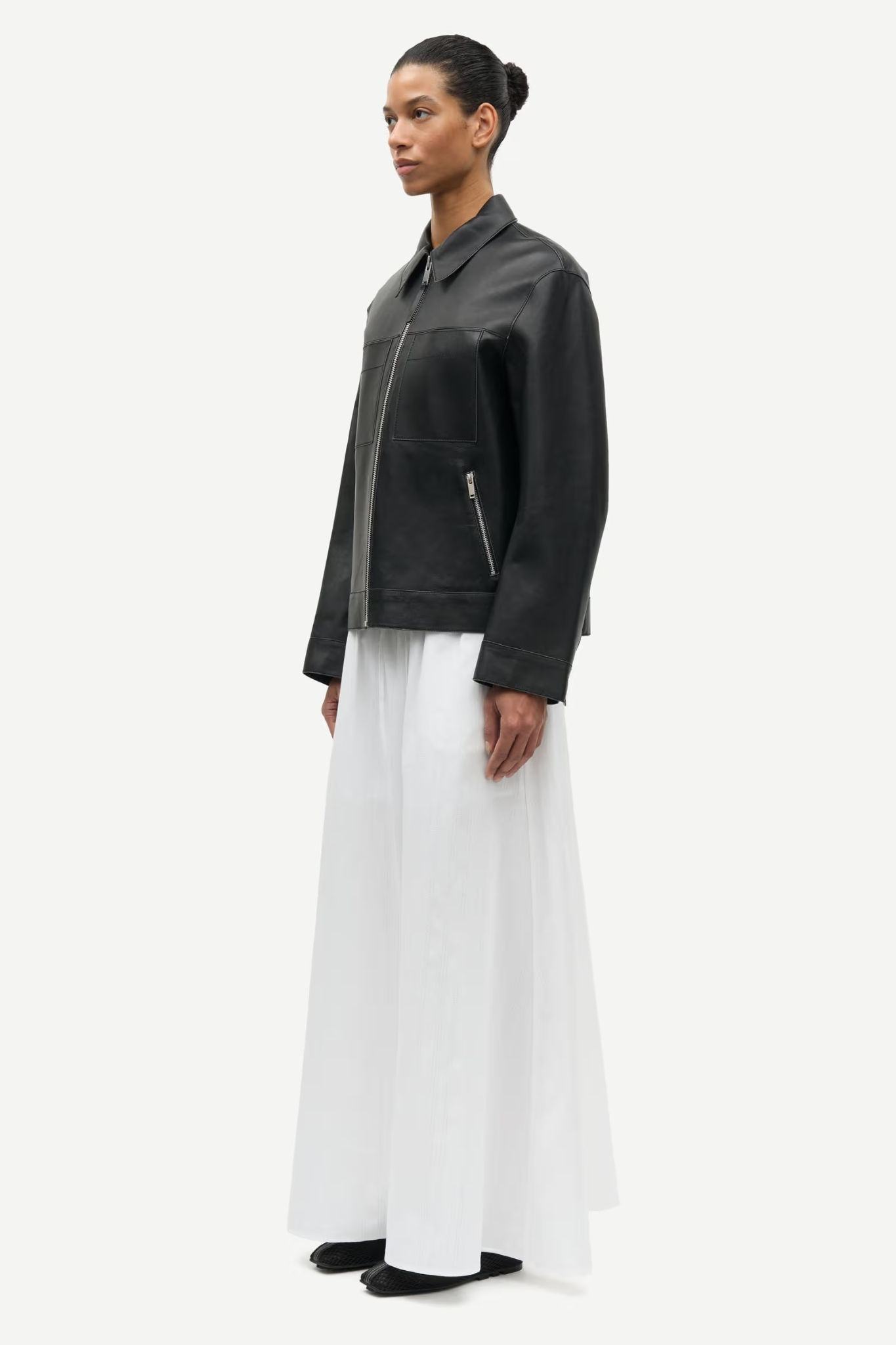 TINA MAXI SKIRT - WHITE