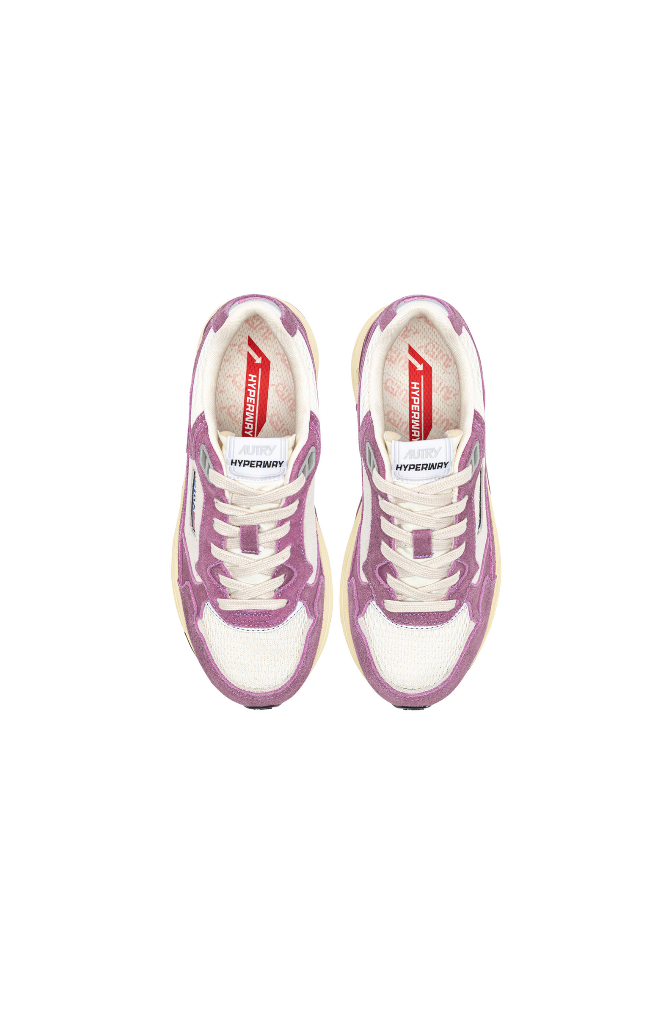 HYLW-SA04 - HYPERWAY LOW WOMEN SNEAKERS - SUEBIC/MESH FLOREN/SILV