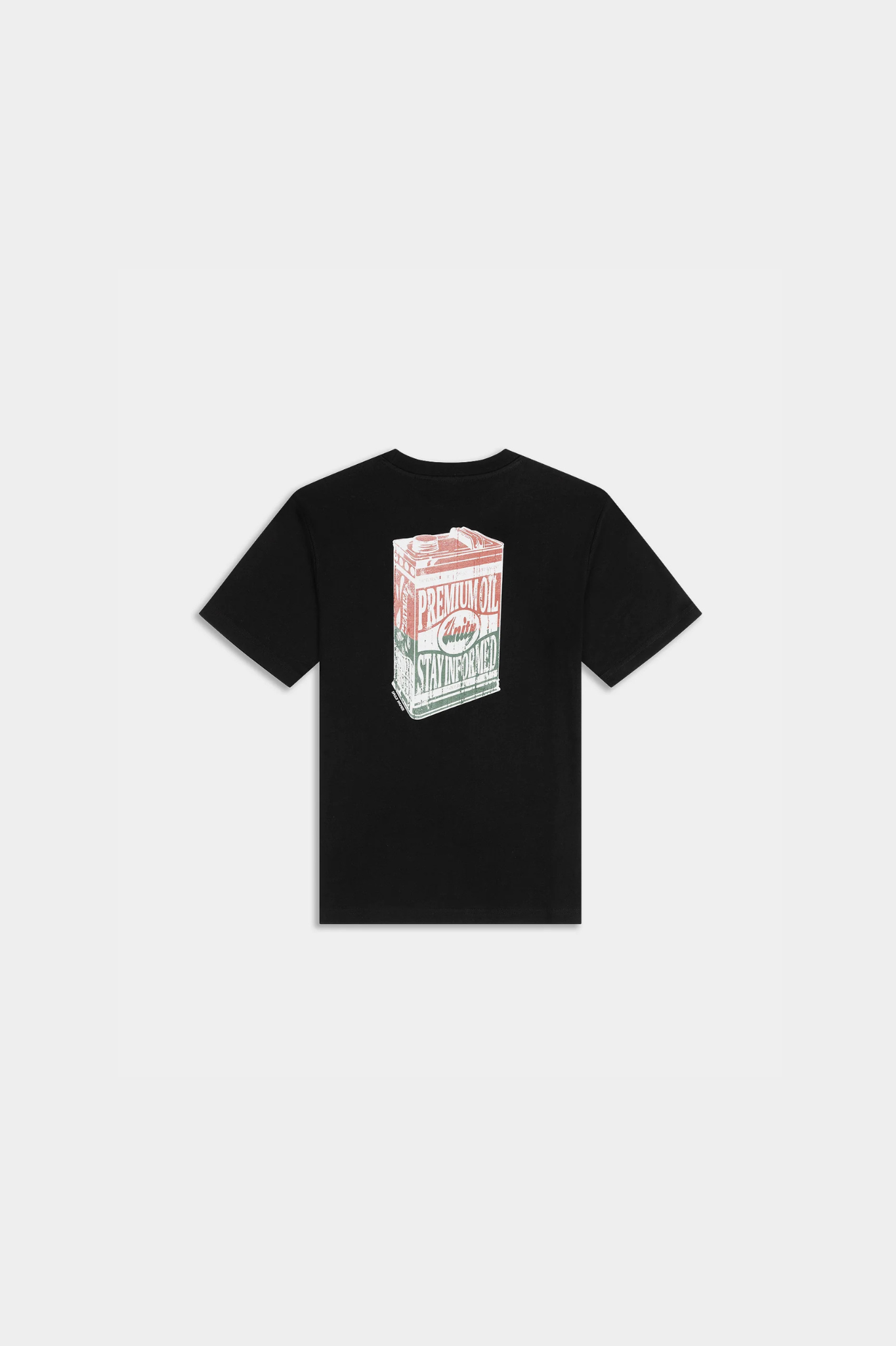 OIL CAN SS T-SHIRT - BLACK