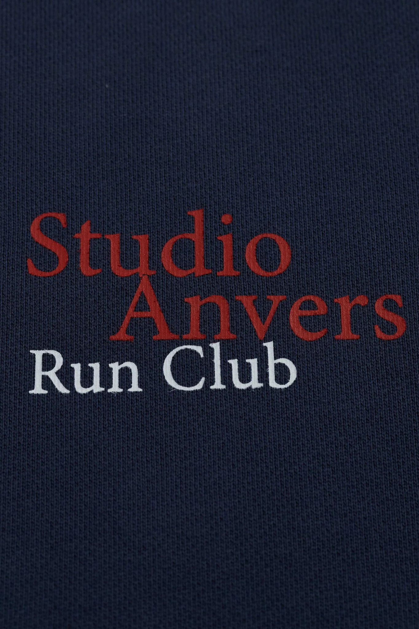 RUNNING ON LOVE HOODIE - NAVY
