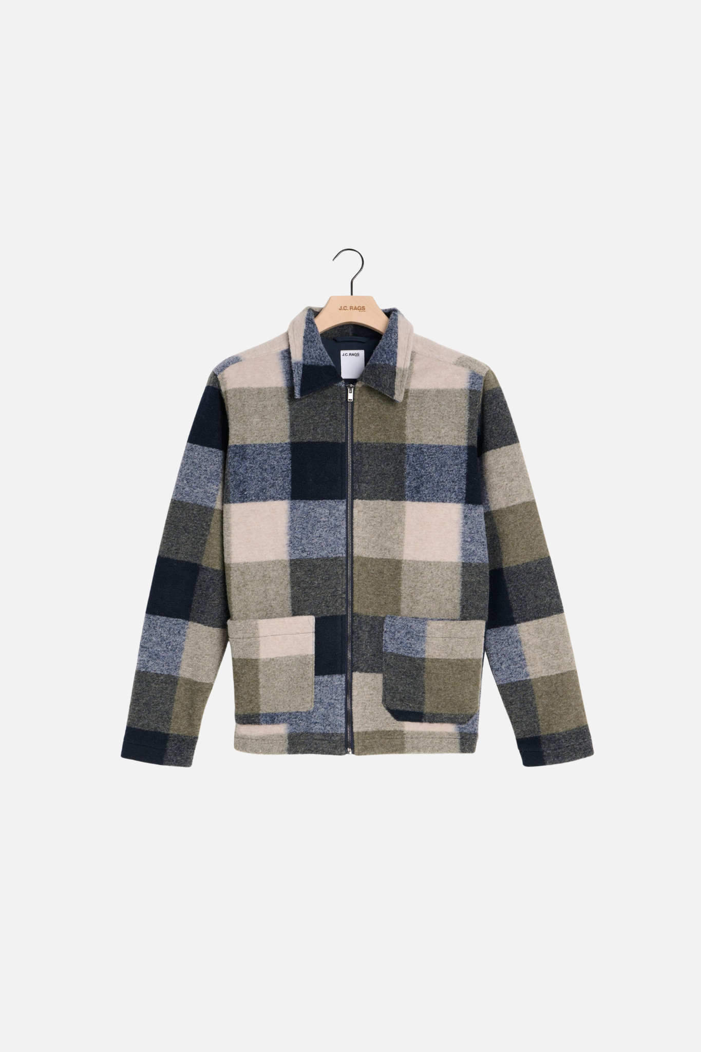 BENJI CHECK OVERSHIRT - SKY CAPTAIN BLUE