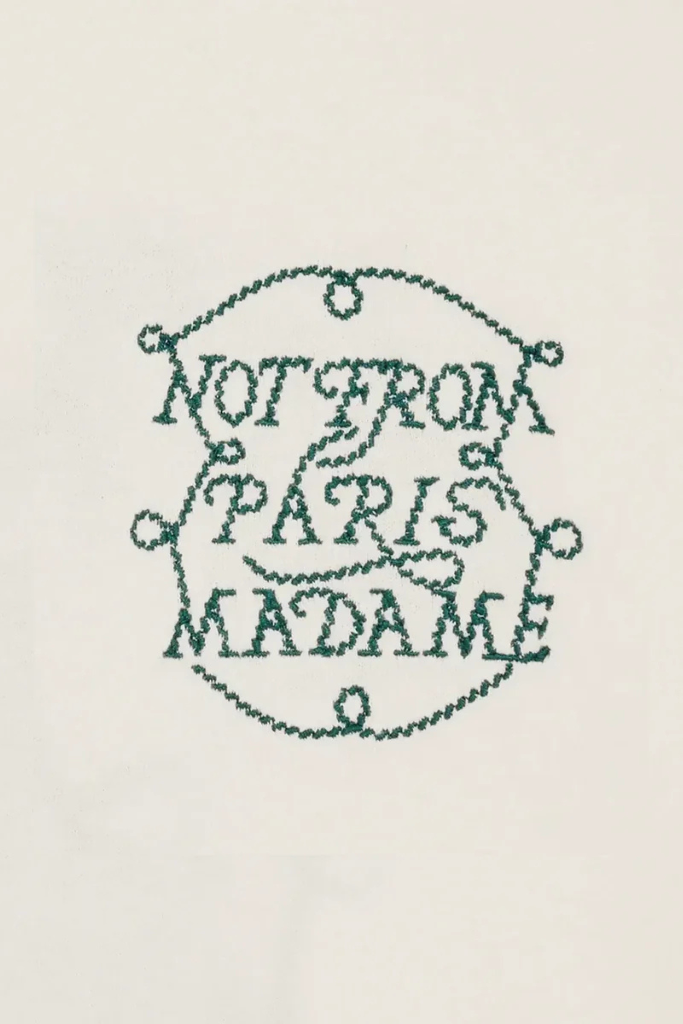 LE T-SHIRT SLOGAN TRESSES - OFF WHITE