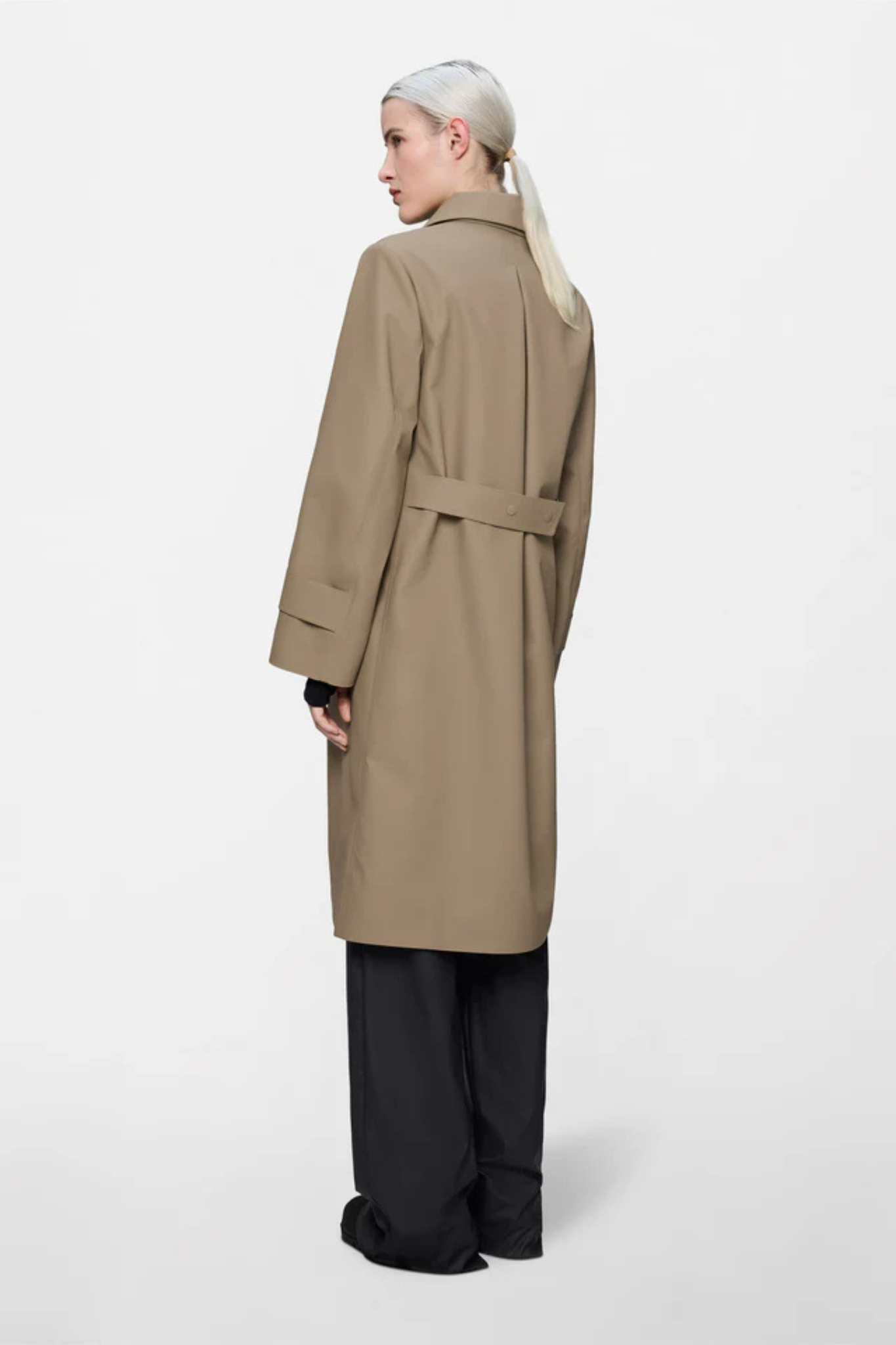 NARA LONG JACKET - BEIGE