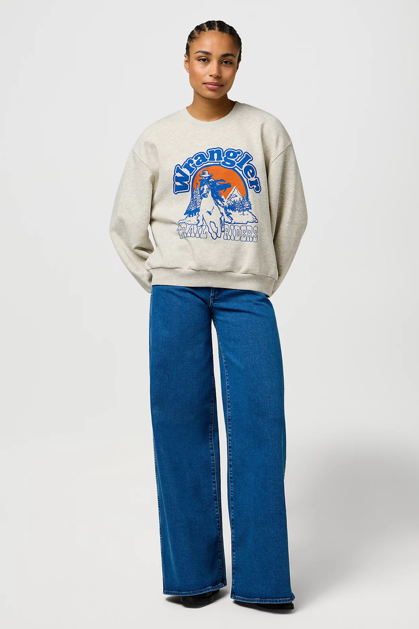 OVERSIZED SWEATER - OAT MELE