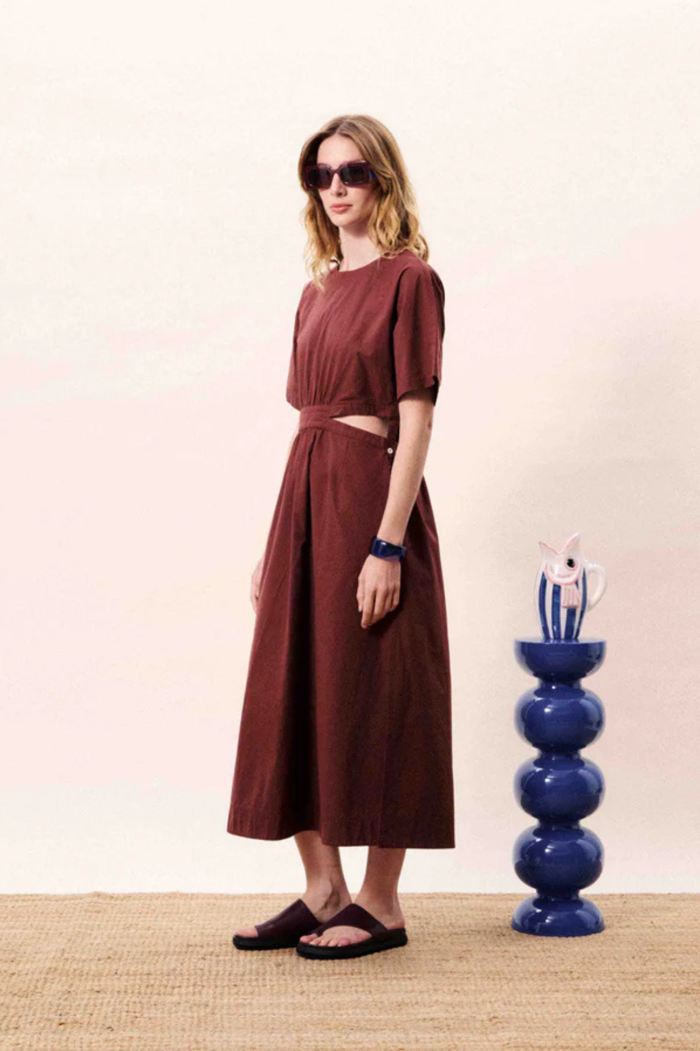 MAVERA DRESS - BORDEAUX