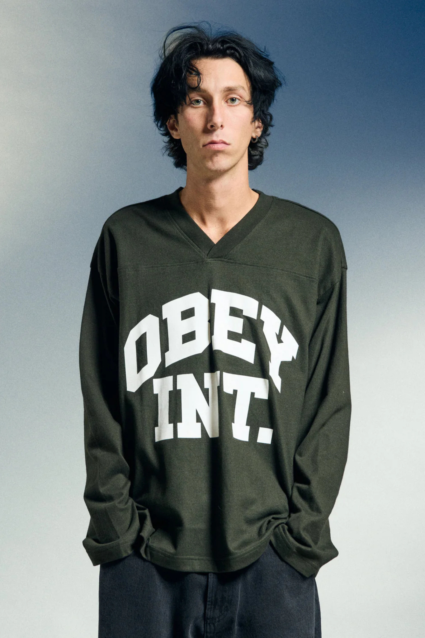 FOOTBALL JERSEY SWEATER LS - ROSIN
