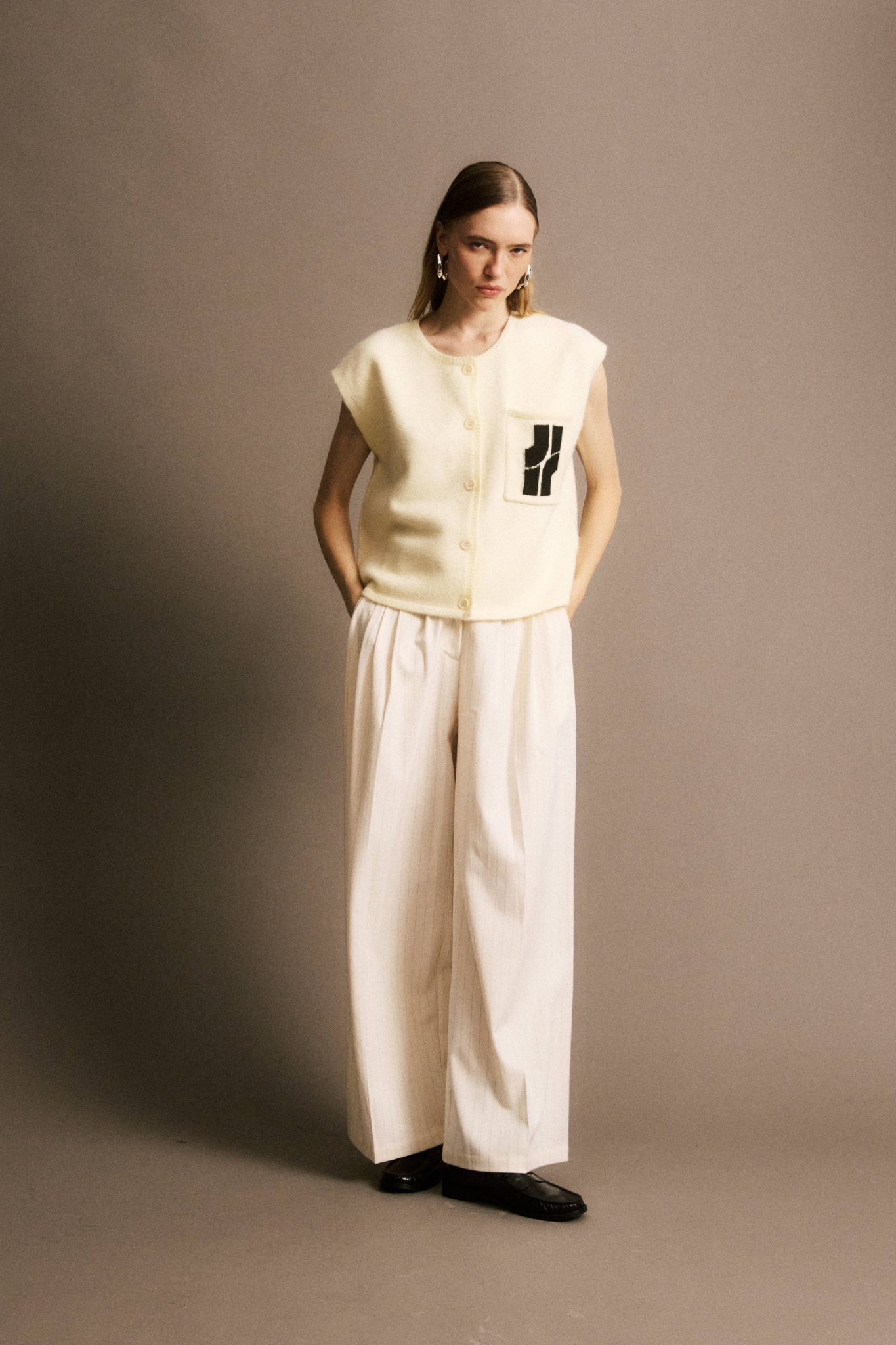 ROLAND CARDIGAN - CREME