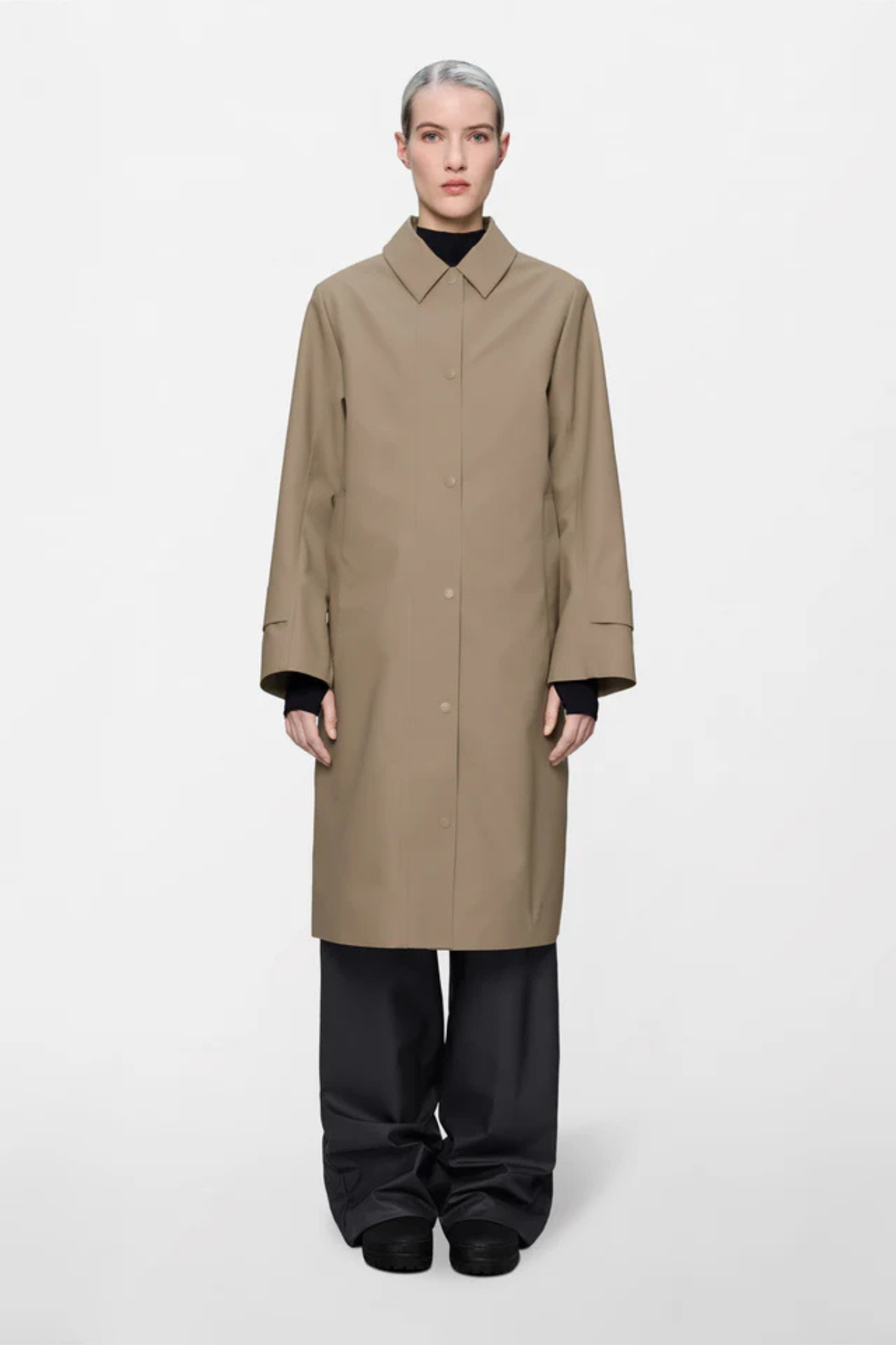 NARA LONG JACKET - BEIGE