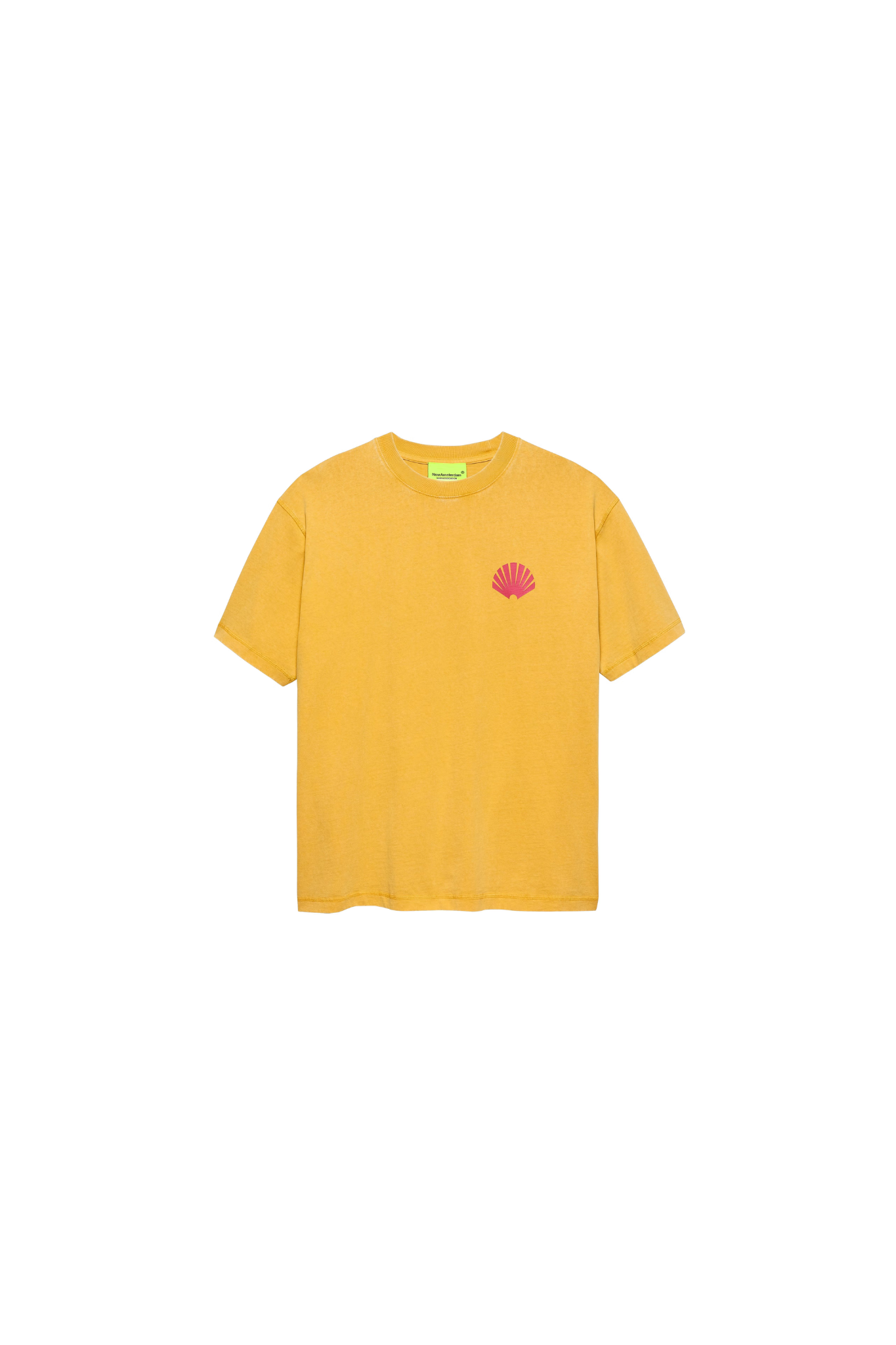 LOGO T-SHIRT - SUN YELLOW/DEEP RED