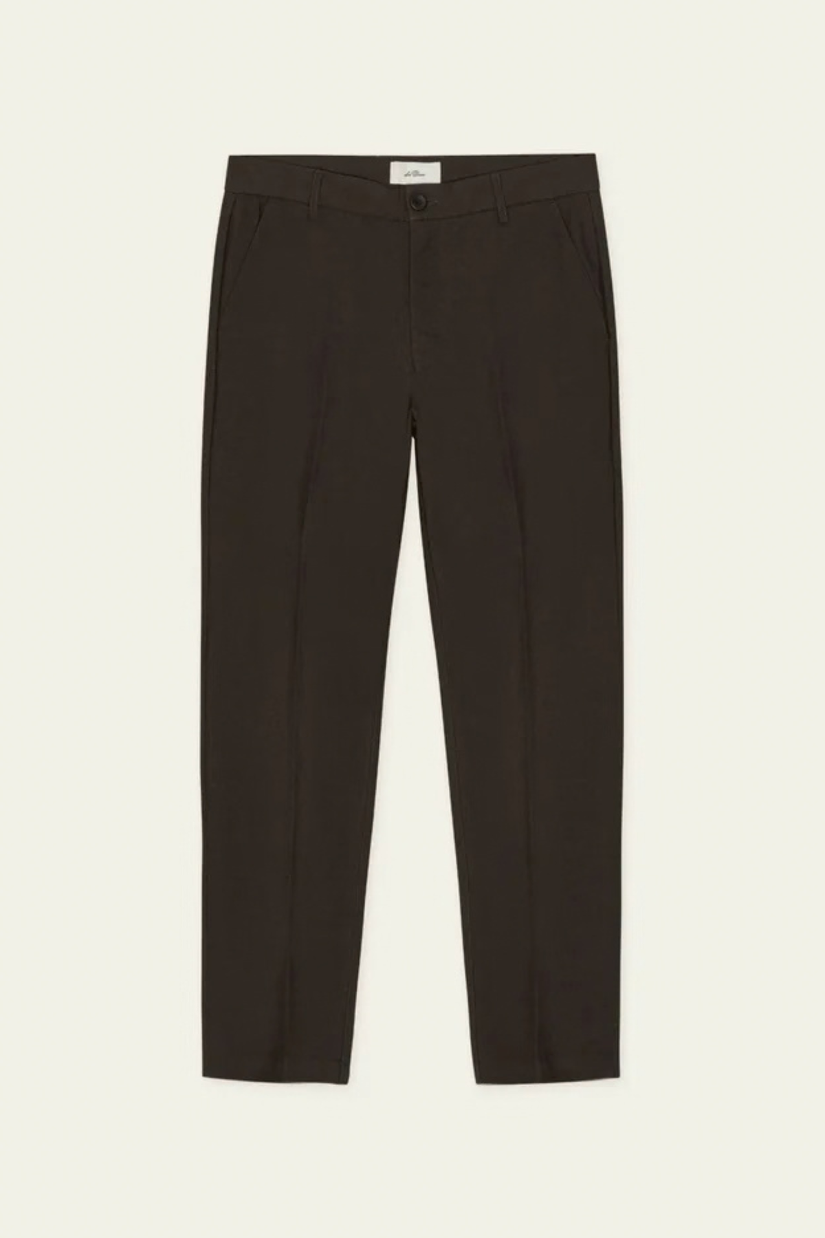 GEBORSTELDE TWILL REGULIER PAKBROEK - MOLÈ BRUIN