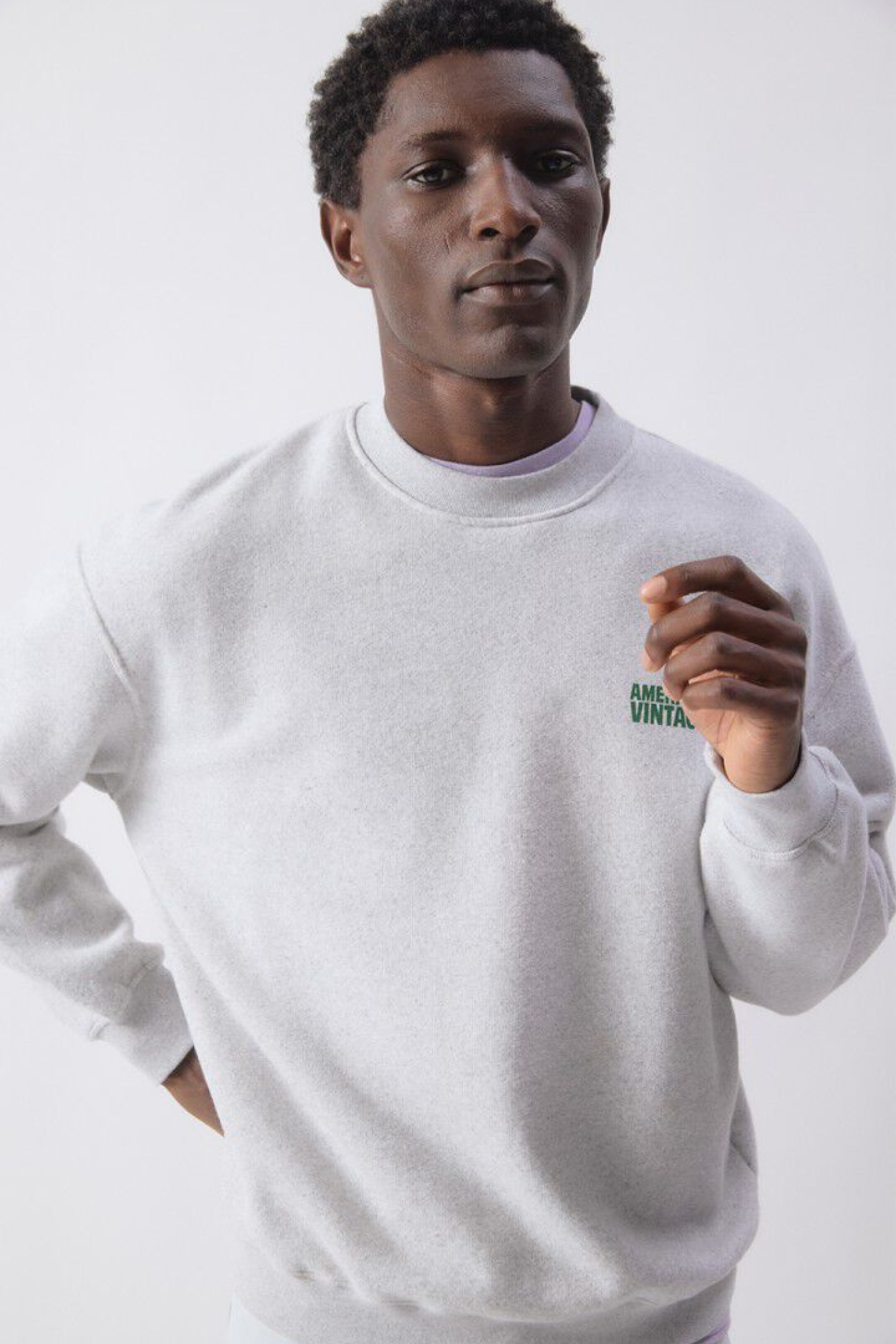 BAPTOWN SWEATER - HEATHER GREY