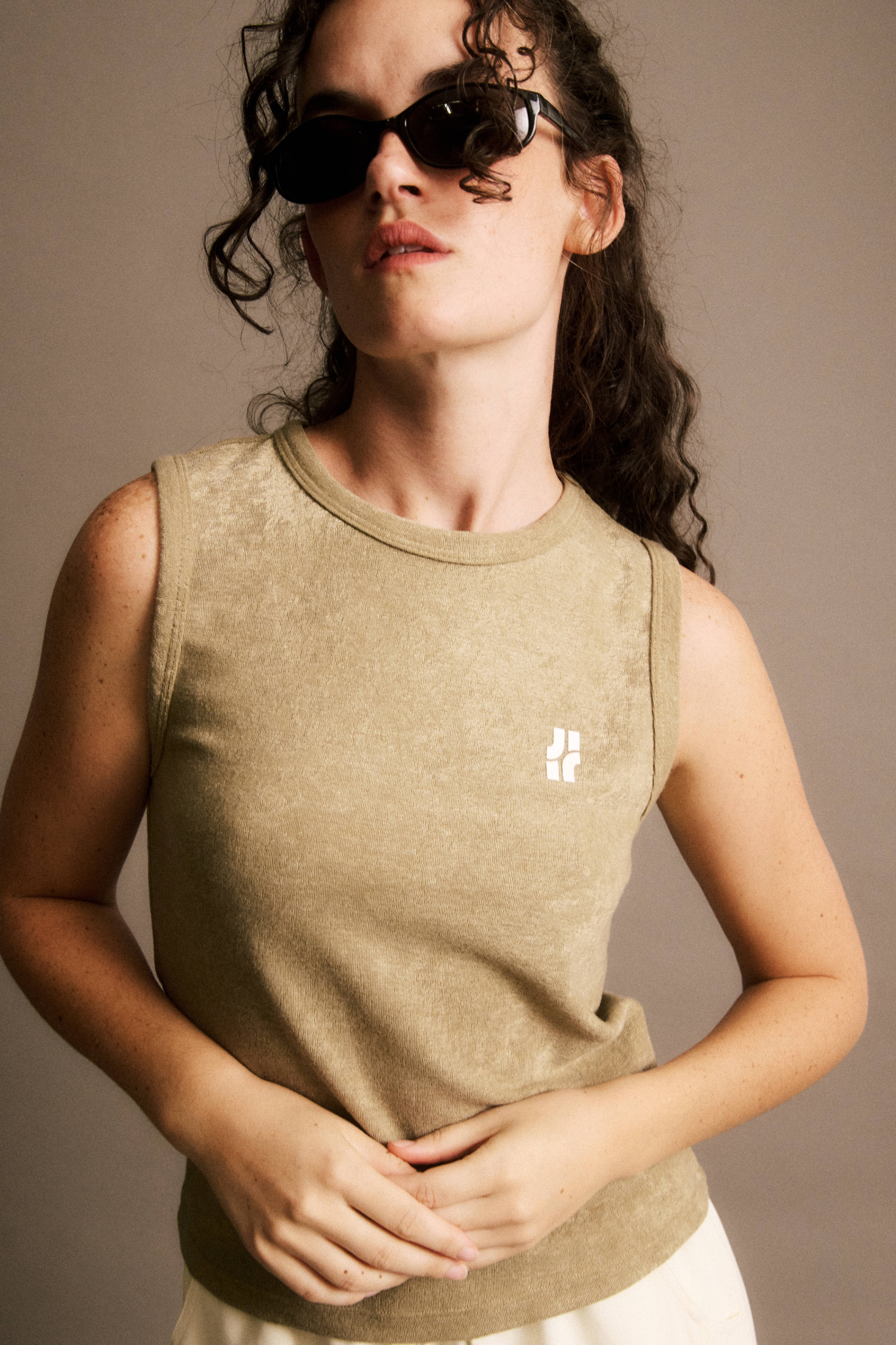 GEORGES TOP - BEIGE