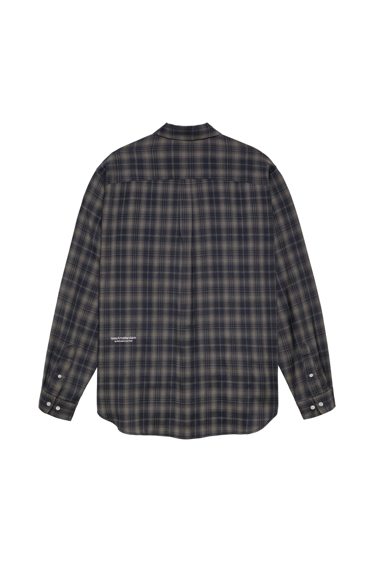 BEACH SHIRT CHECK - NIGHT/GREY CHECK