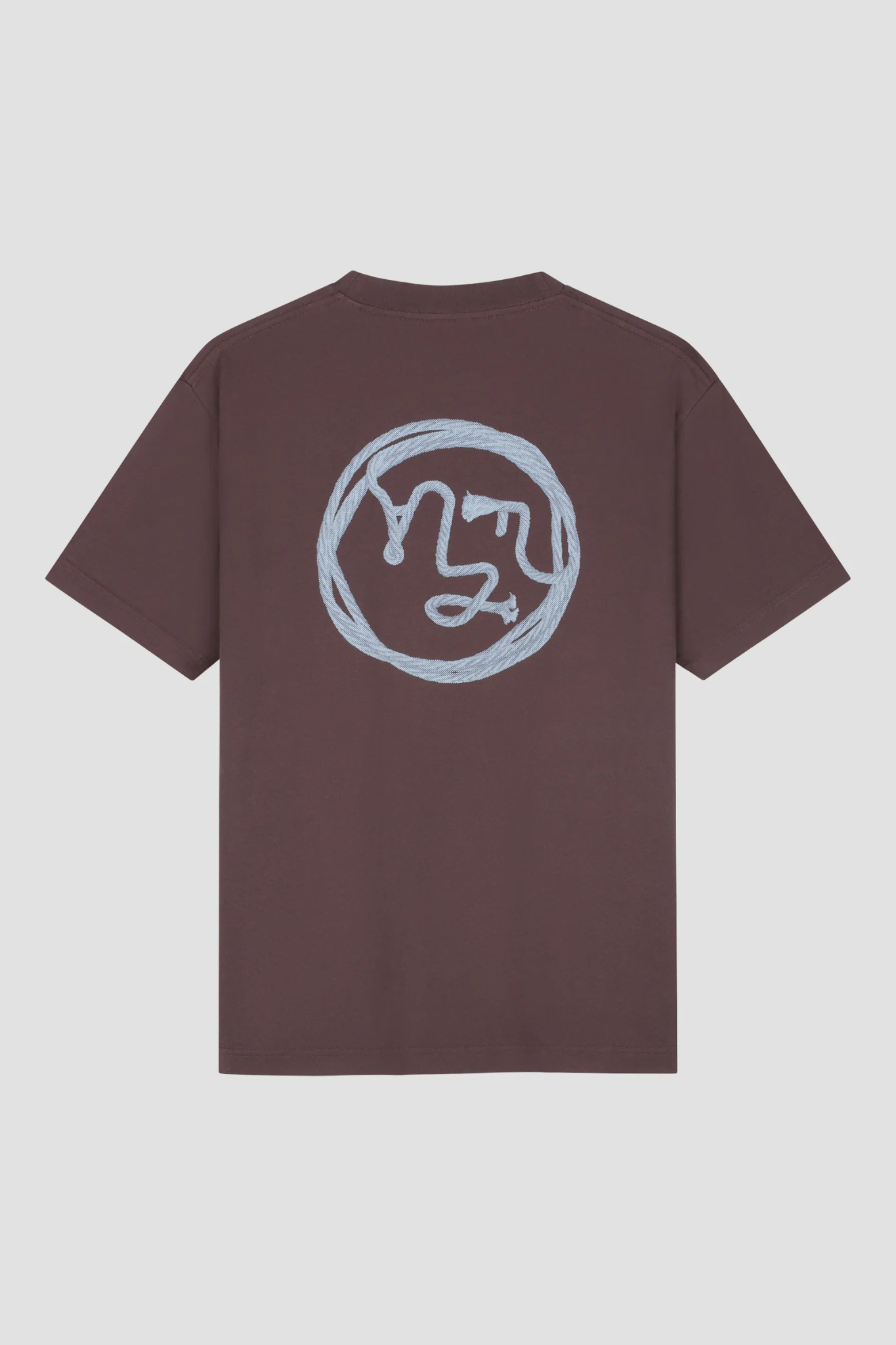 LASSO FACE CREWNECK - CHOCOLATE PLUM
