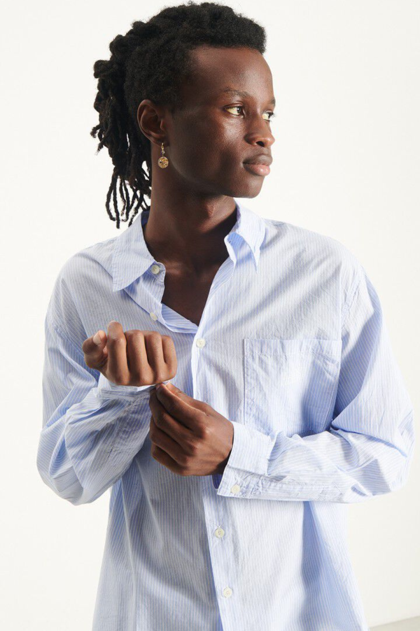 ELUABIRD SHIRT - BLUE STRIPES