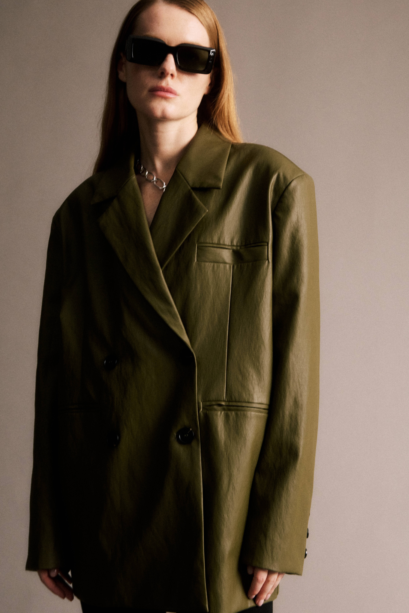 PAKITA BLAZER - KHAKI