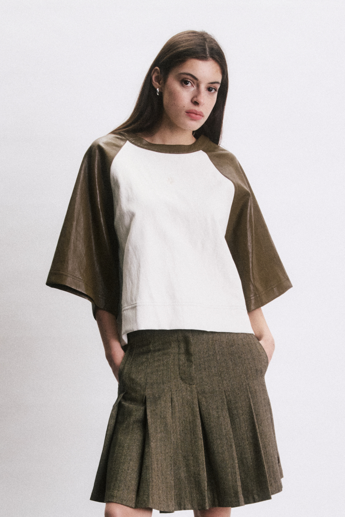 MASON TOP - KHAKI