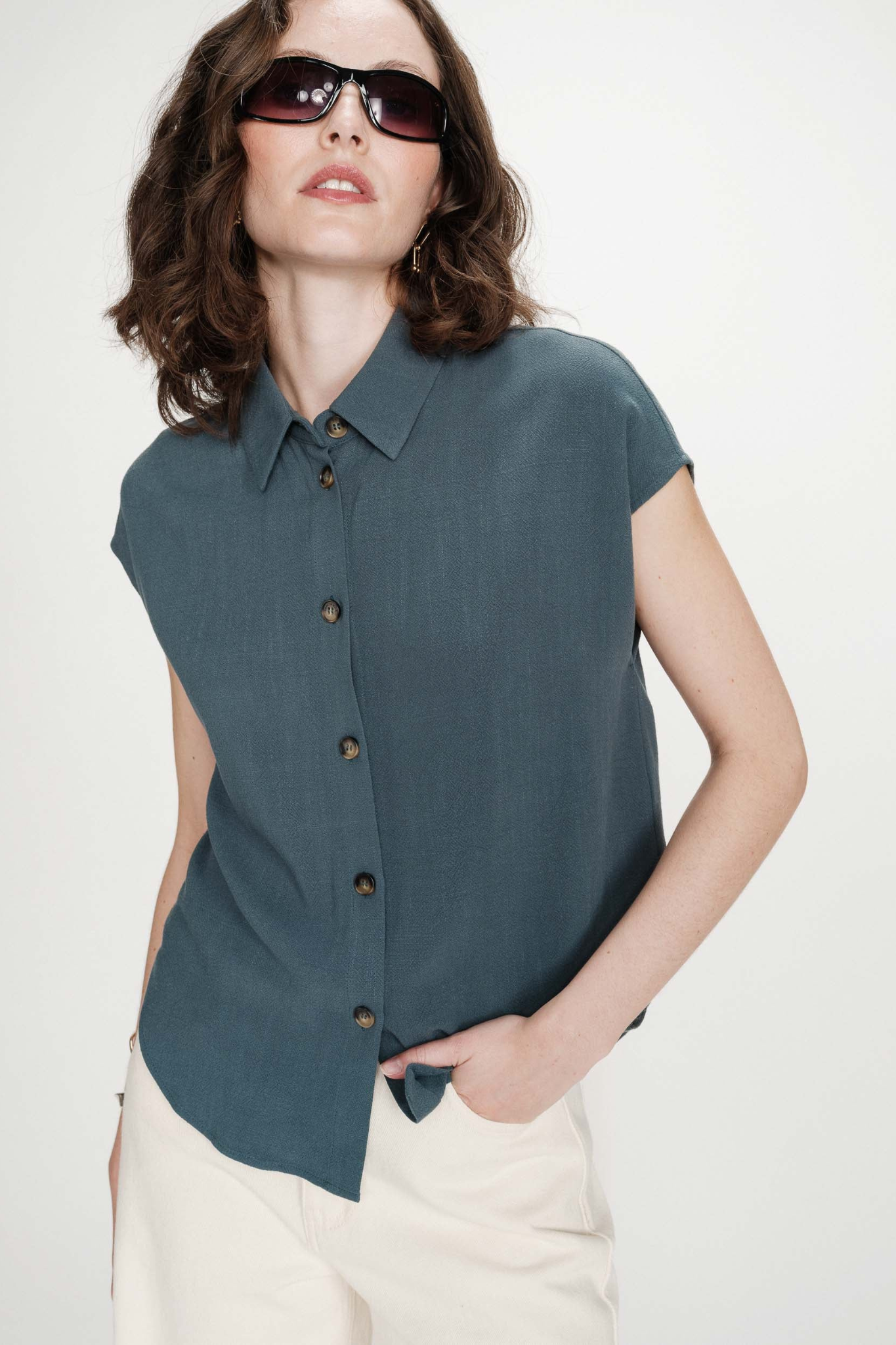 PEREZ SHIRT - EMERAUDE