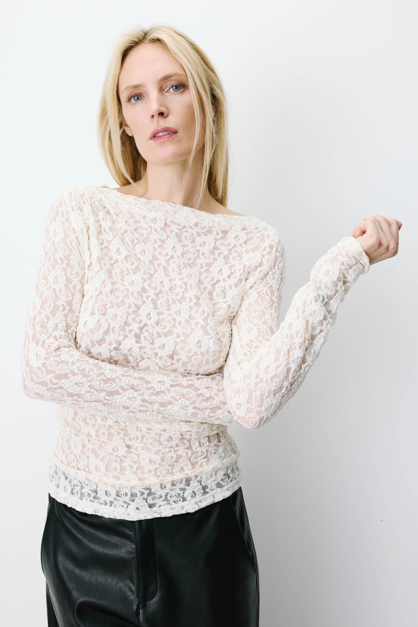 AVOINE TOP - ECRU
